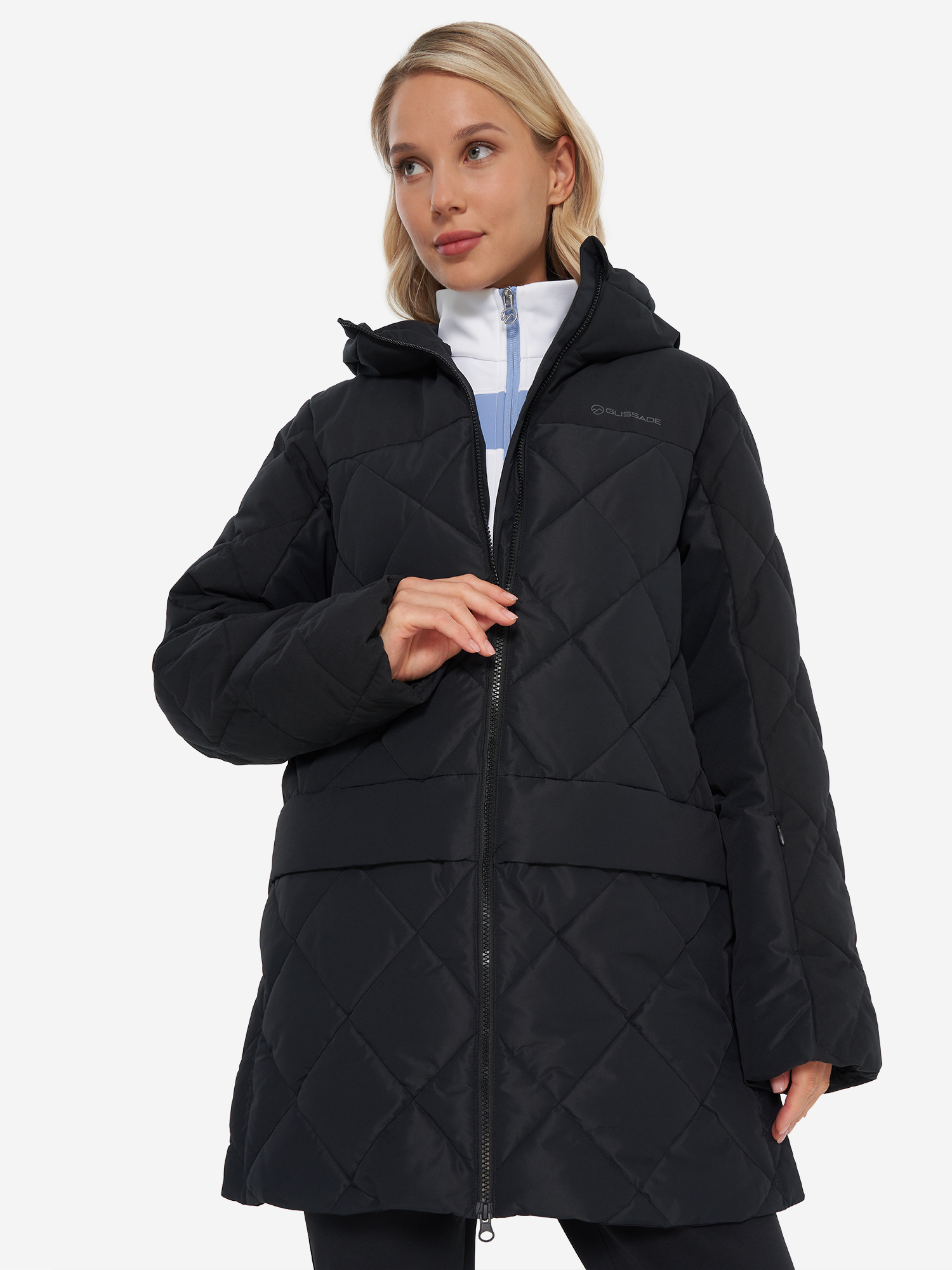 Пуховик женский Glissade Черный 11999₽