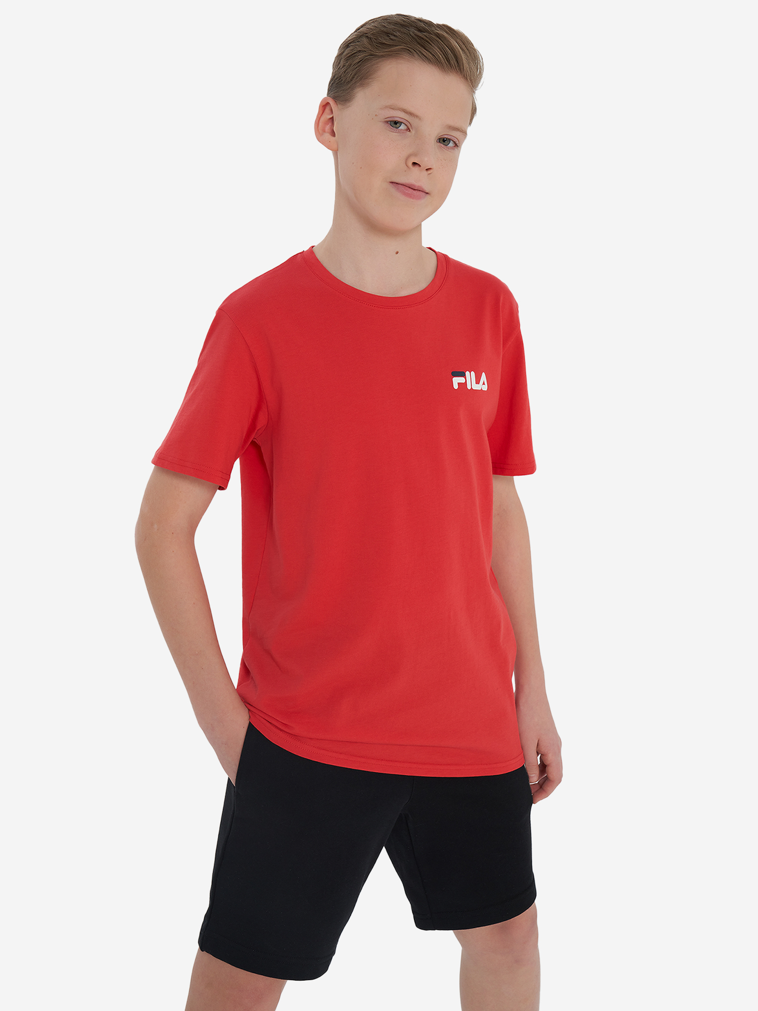 Изображение товара Футболка детская FILA, Красный Изображение товара Футболка детская FILA, Красный