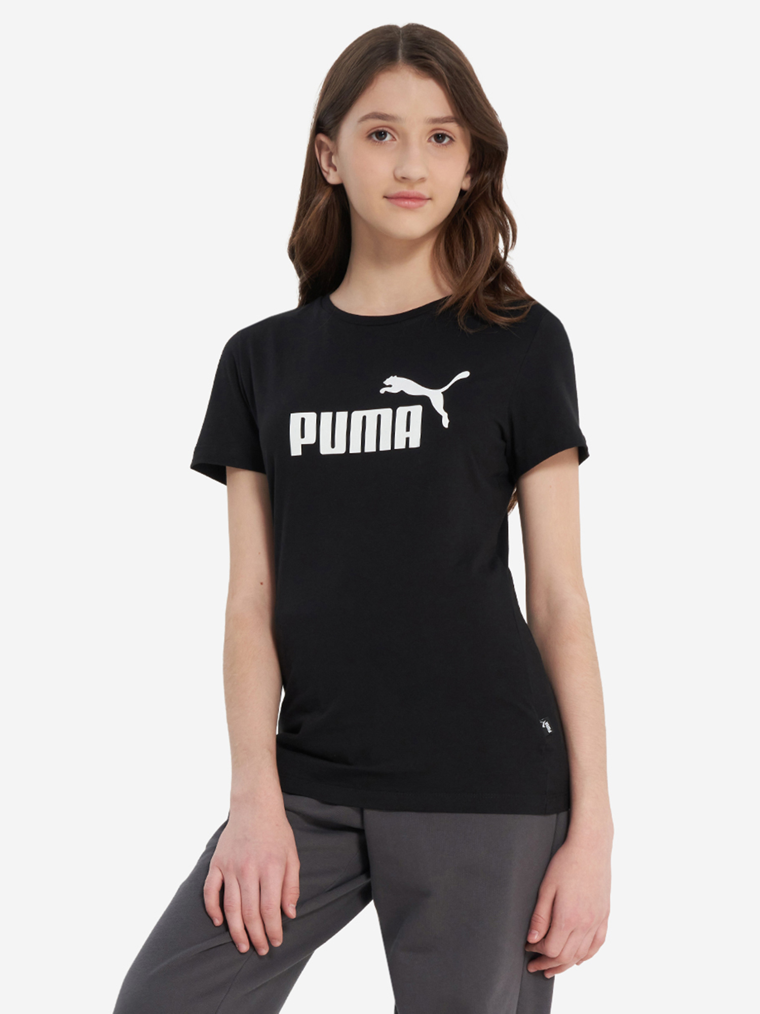 

Футболка для девочек PUMA Ess, Черный