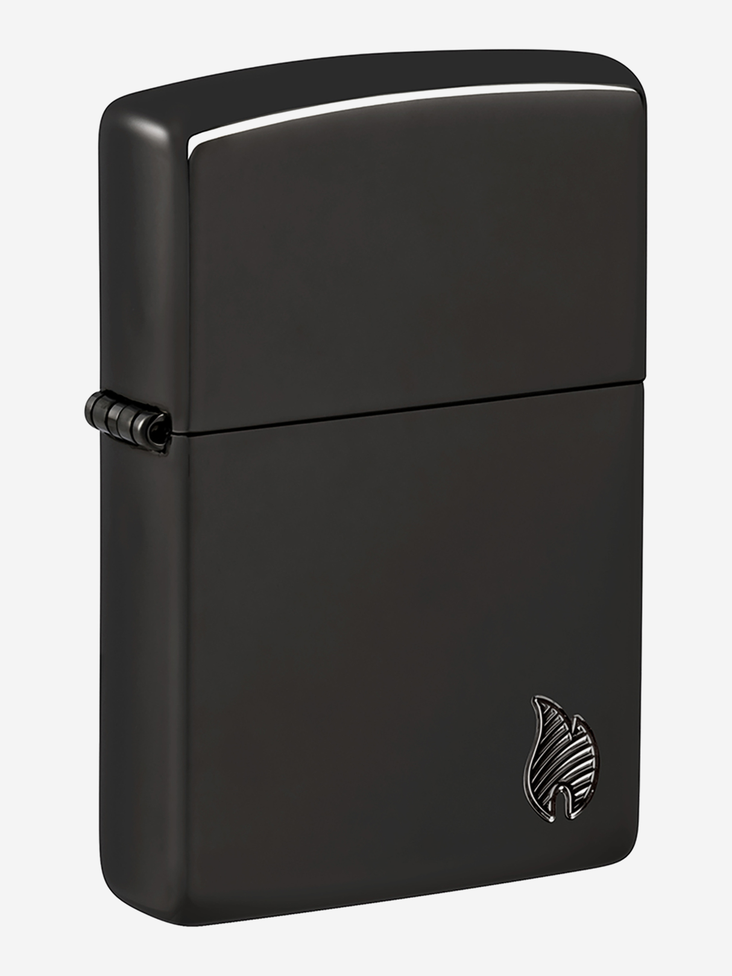 Изображение товара Зажигалка бензиновая ветроустойчивая Zippo Armor Flame High Polish Black