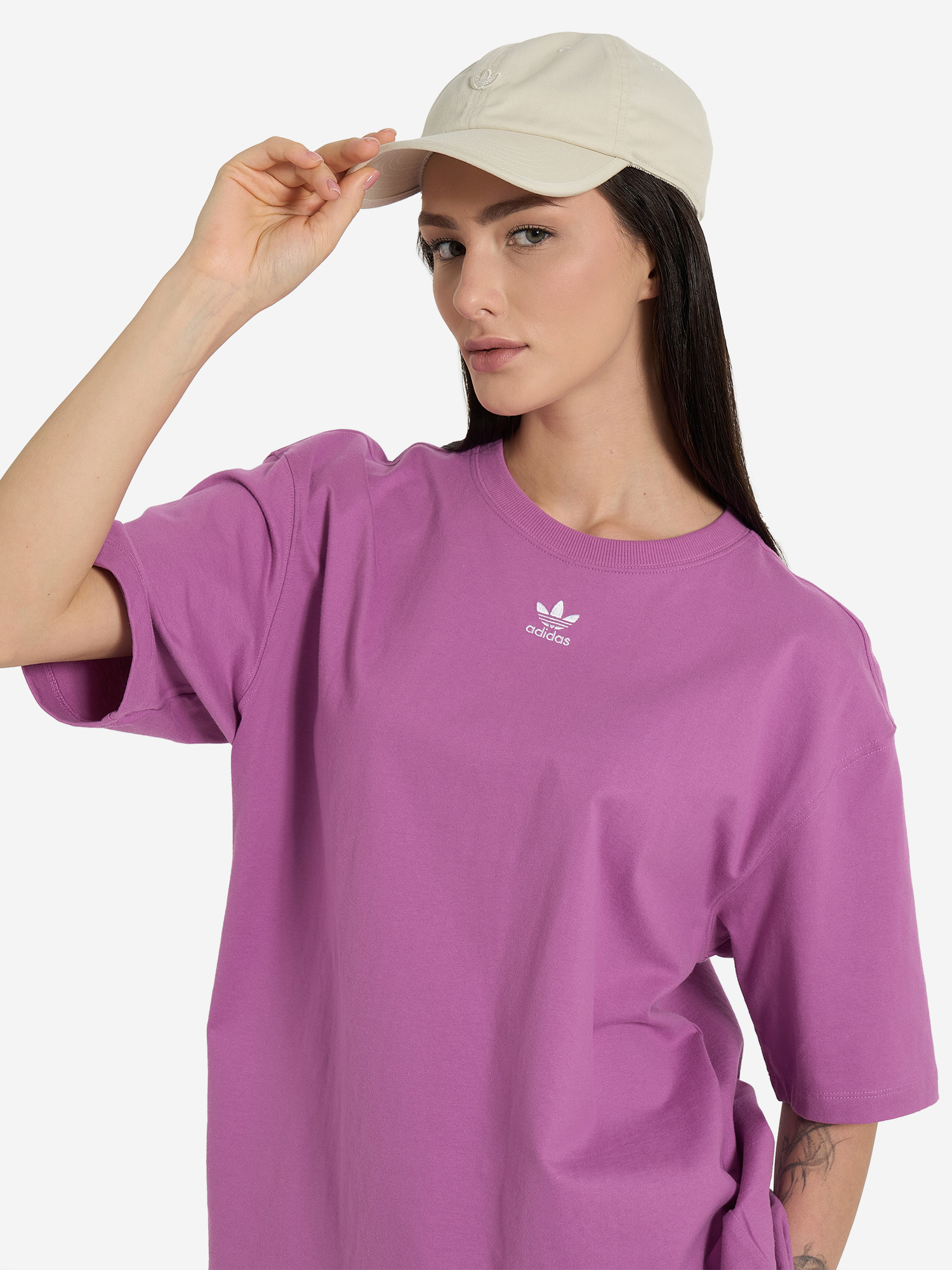 фото Бейсболка adidas pe dad, бежевый