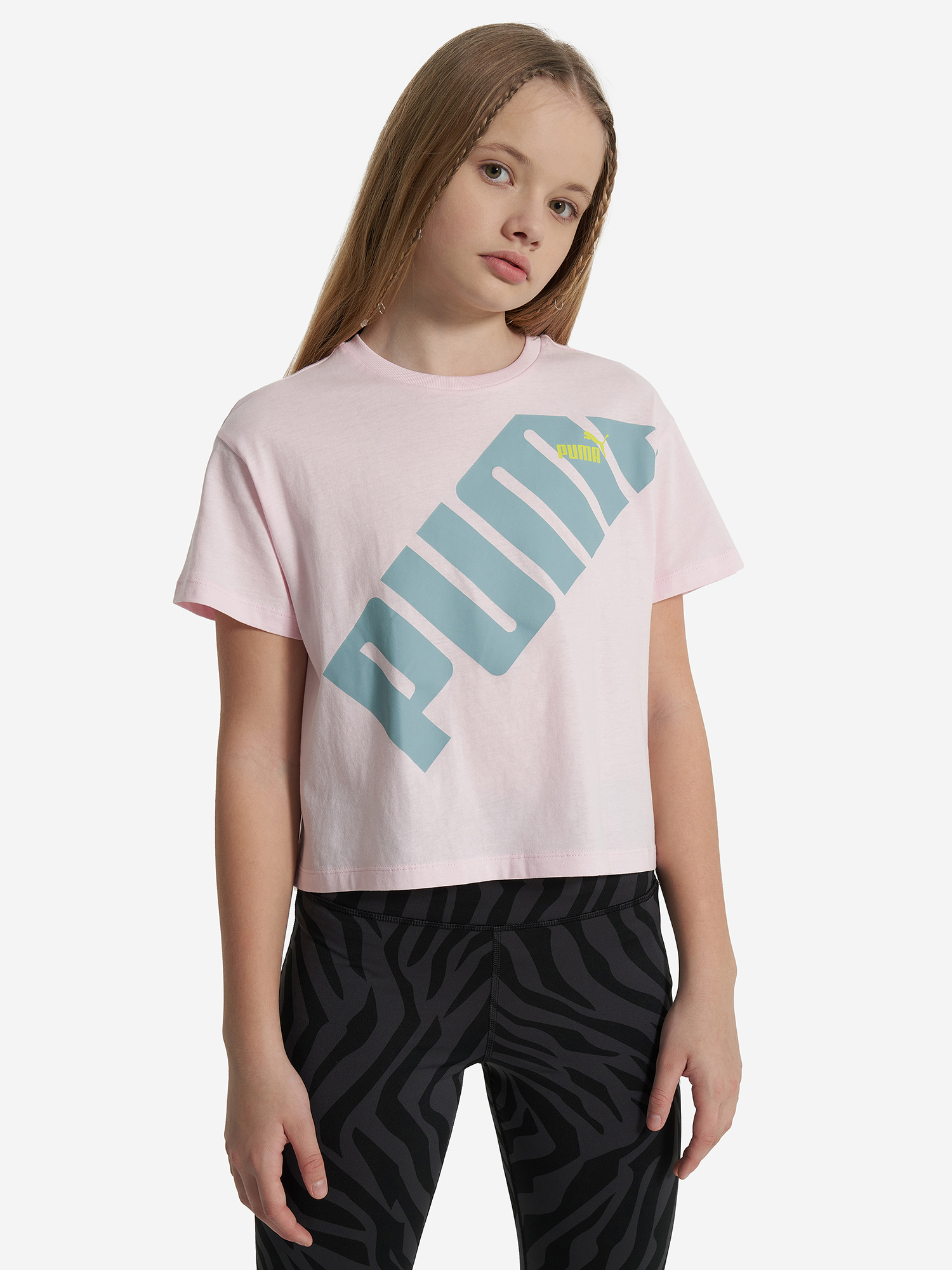 

Футболка для девочек PUMA, Розовый