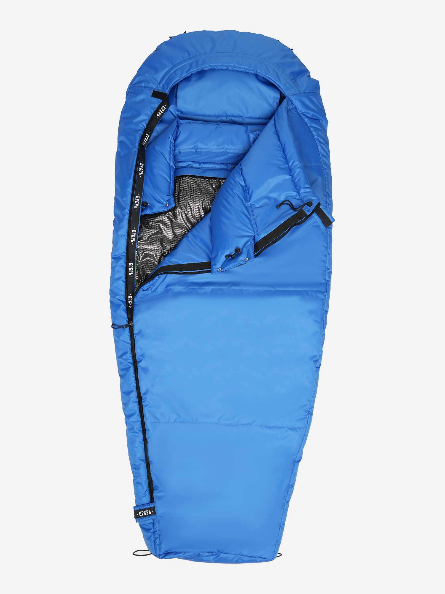 Спальный мешок Турист Зима (300+150) Позывной-ЕгерЬ, Синий рюкзак deuter compact exp 12 с чехлом 4824х18 12 2 л синий 3200215 3905