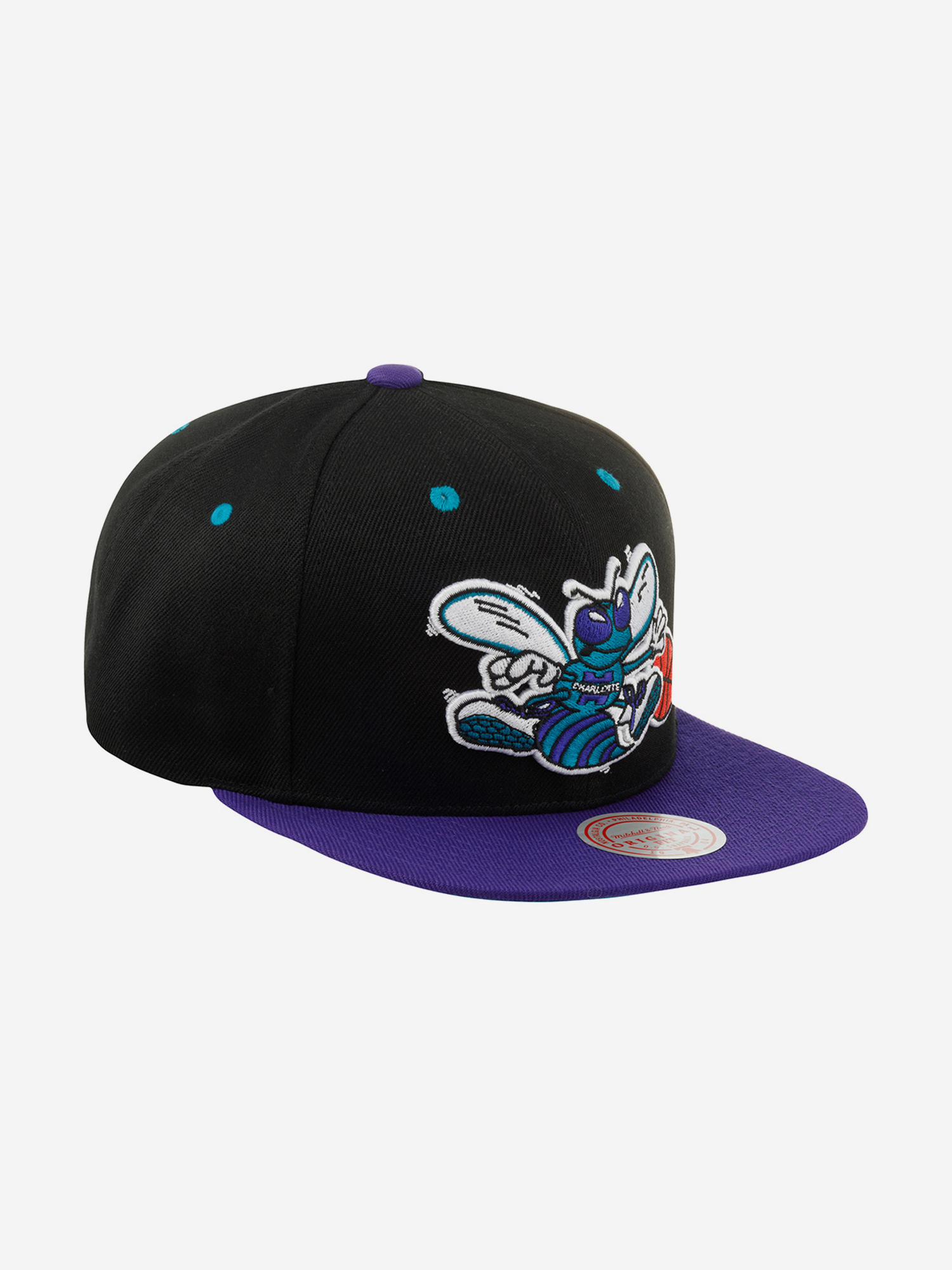 Бейсболка с прямым козырьком MITCHELL NESS 6HSSJS19207-CHOBKPR Charlotte Hornets NBA (синий), Синий 59-128XDOXM4K-78, размер Без размера - фото 2