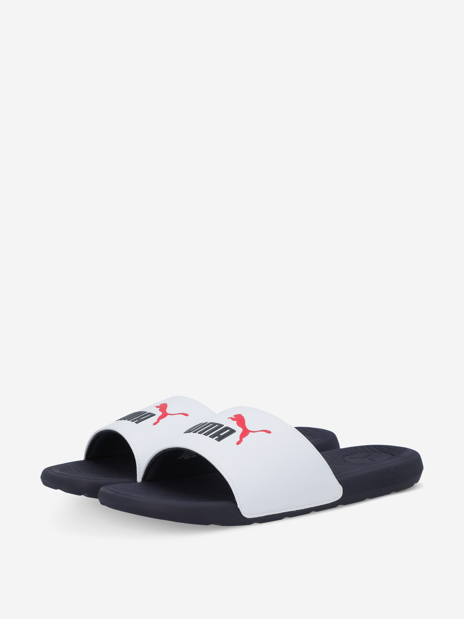 фото Шлепанцы для мальчиков puma cool cat 2.0 jr, белый