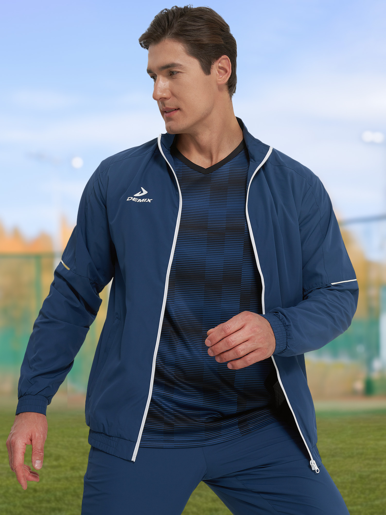 Ветровка мужская Demix, синий, арт. 129685dmx-z3