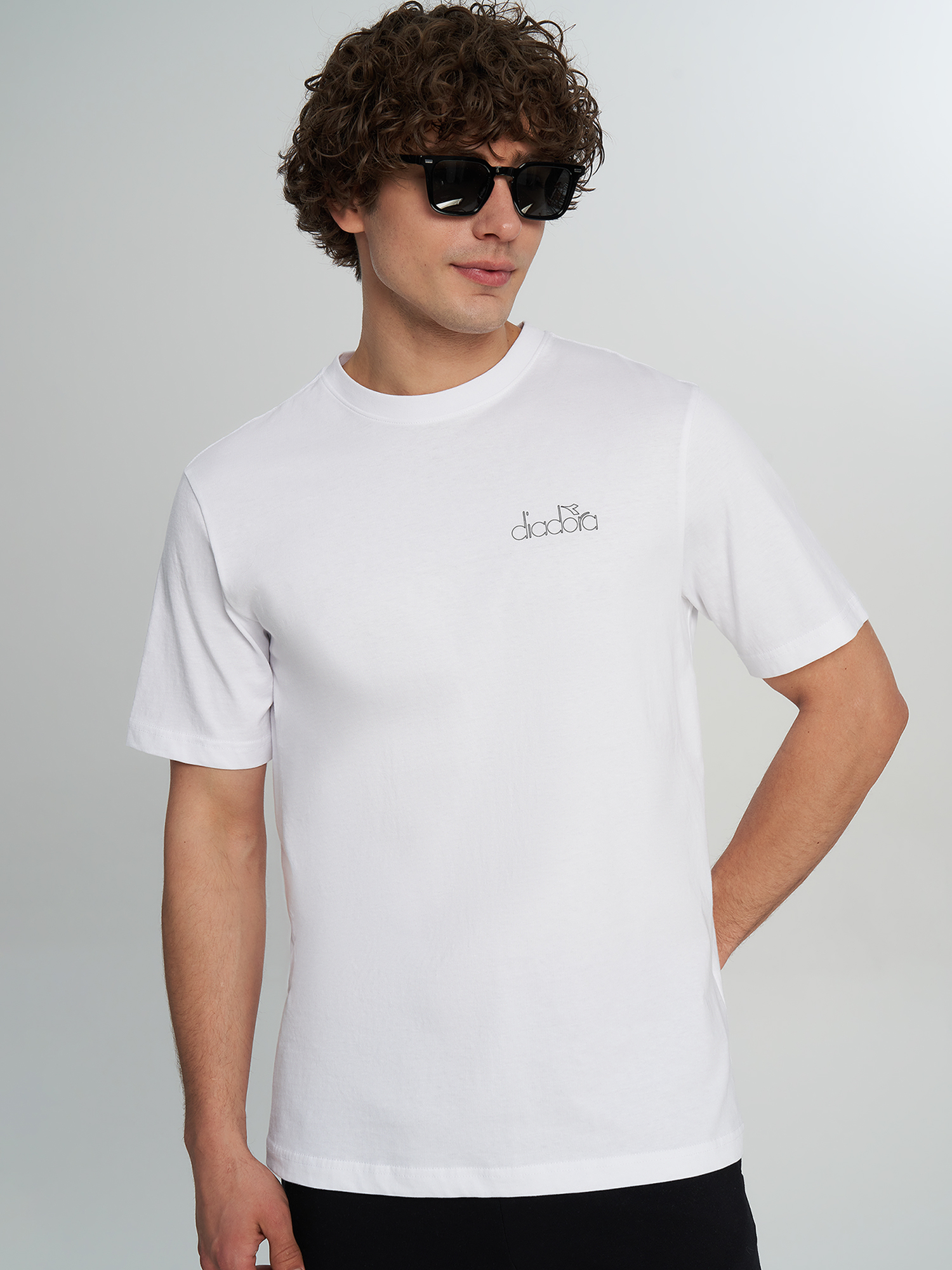 Изображение товара Футболка мужская Diadora, Ярко-белый
