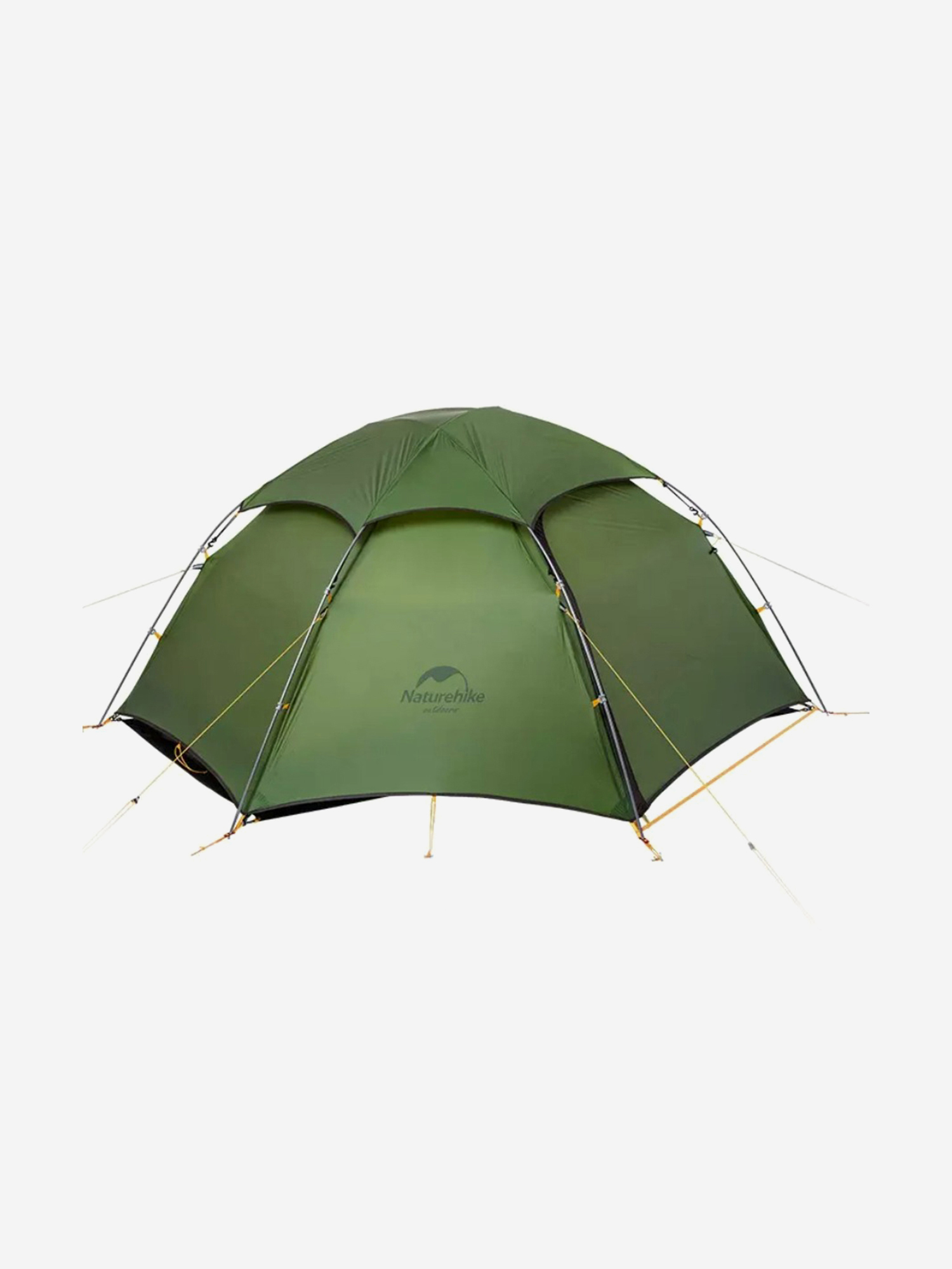 Палатка Naturehike Cloud Peak 20D Si 2-местная, алюминиевый каркас, зеленый, Зеленый тент шатер с москитной сеткой gk 001b