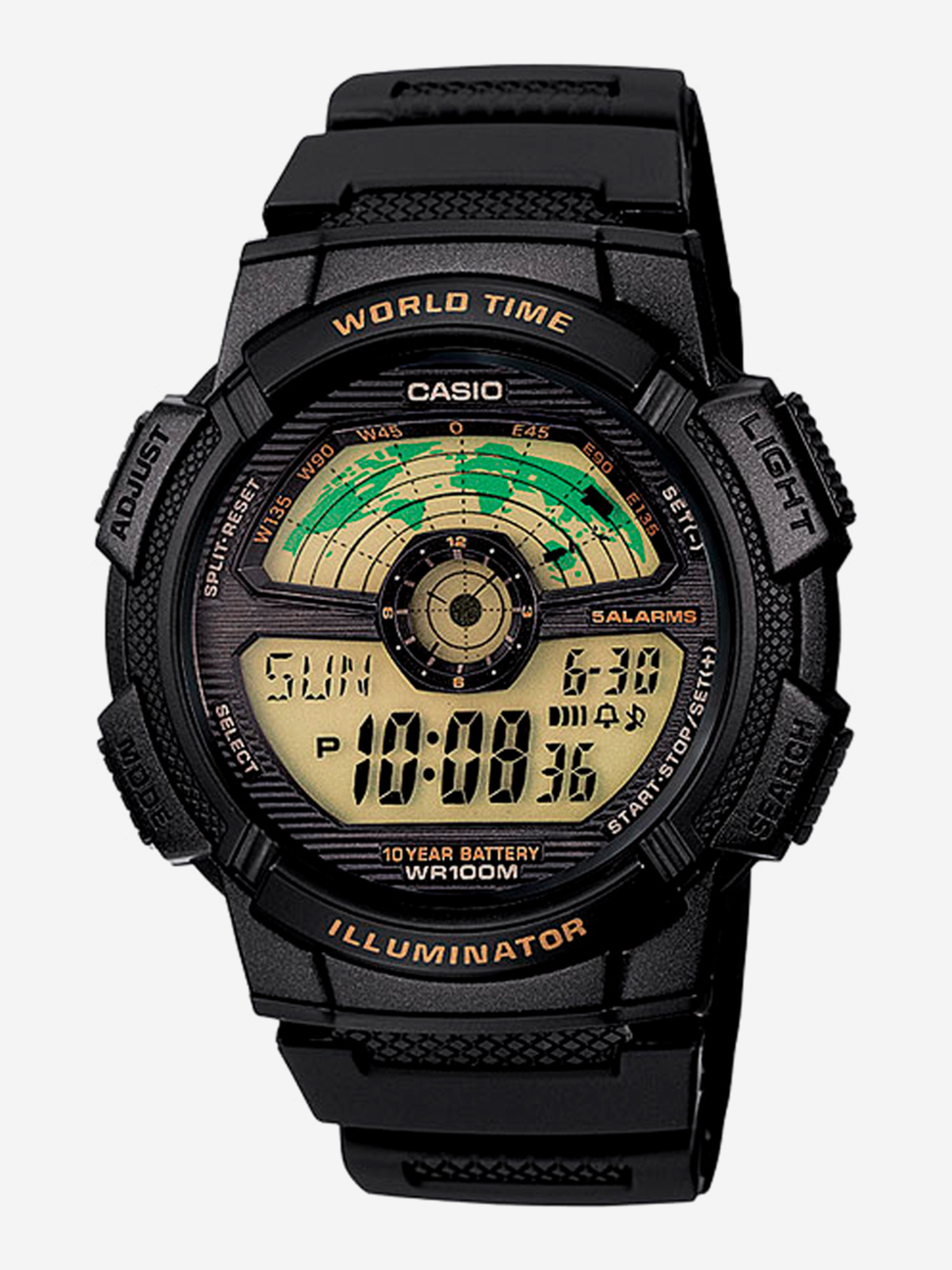 

Наручные часы Casio AE-1100W-1B, Черный