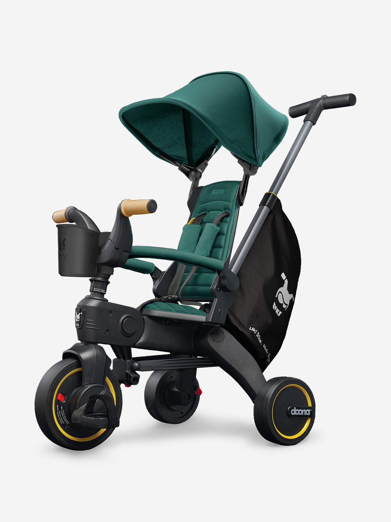 

Велосипед детский трехколесный складной Doona Liki Trike S5, Зеленый