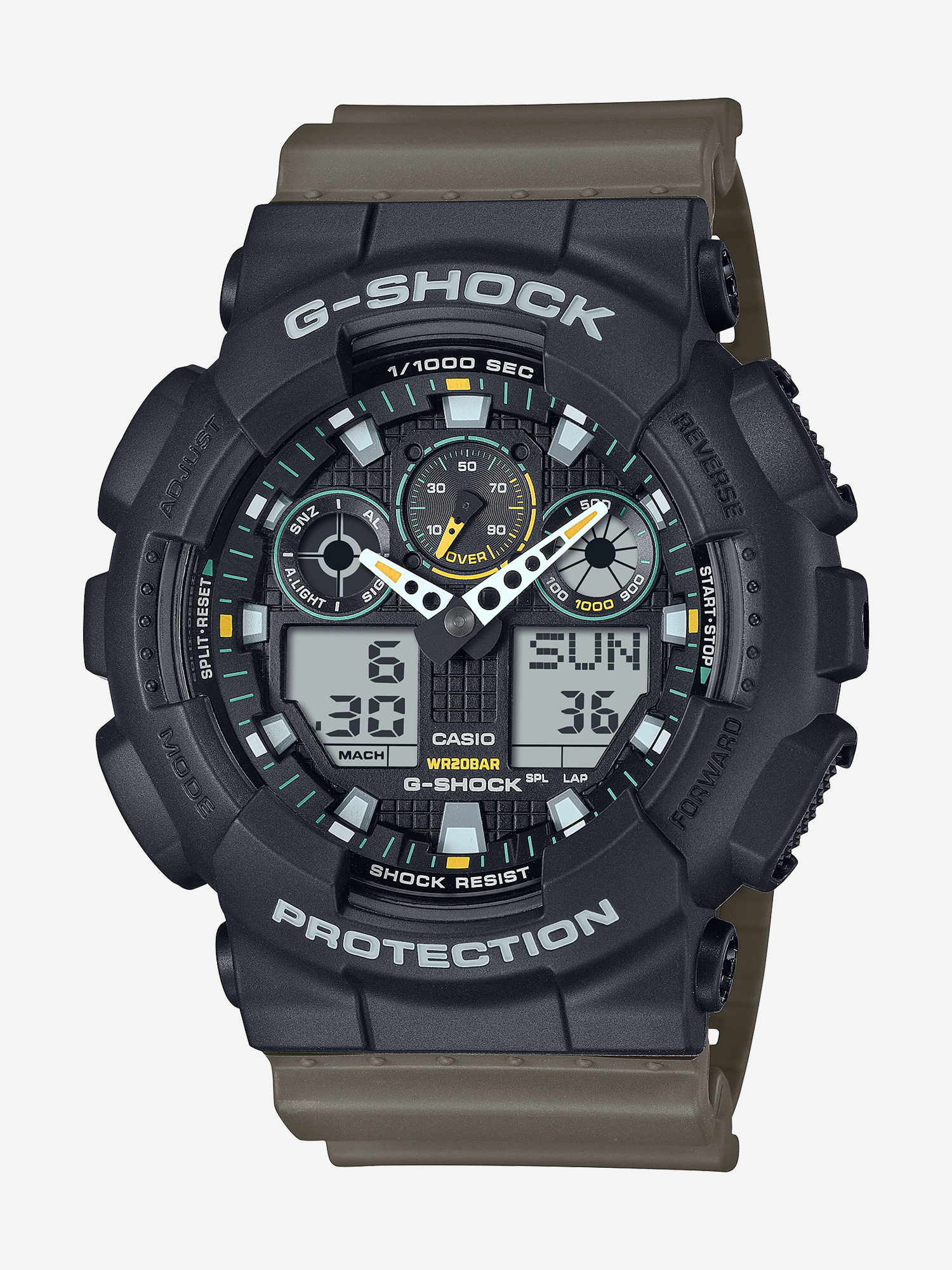 

Наручные часы Casio G-Shock GA-100TU-1A3, Черный