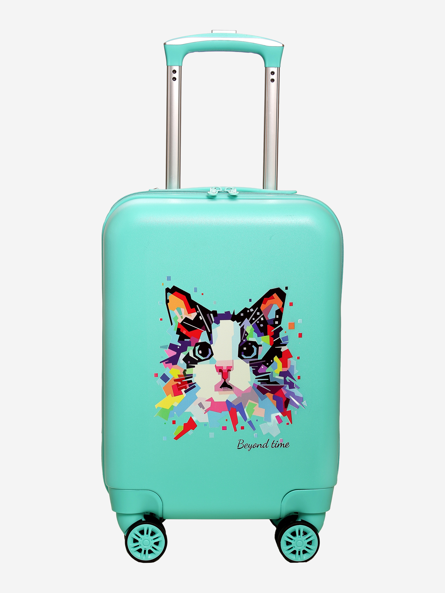 Изображение товара Чемодан детский BEYOND TIME R109 Котик в красках зеленый