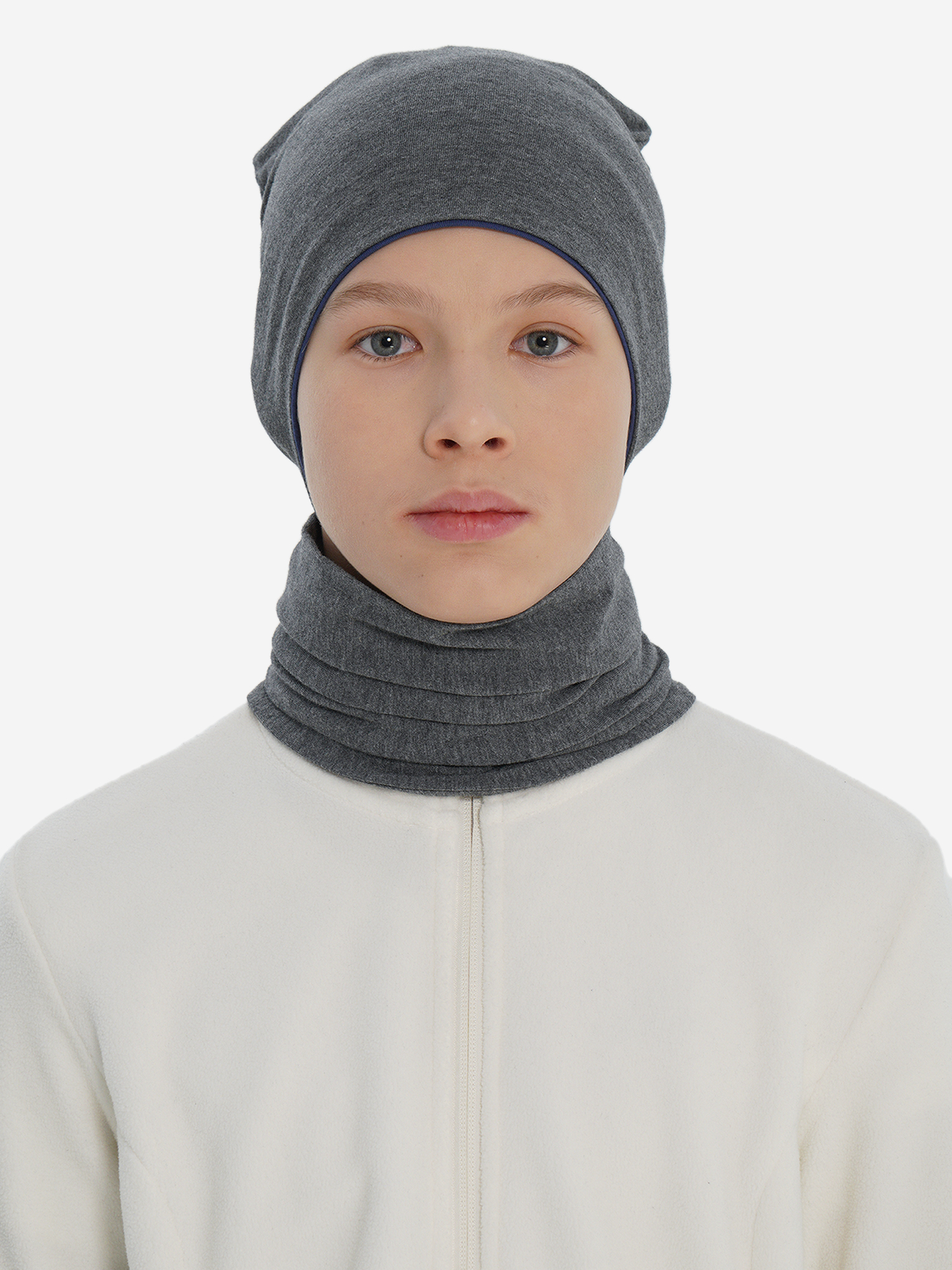 Изображение товара Комплект для мальчиков: шапка, шарф GSD