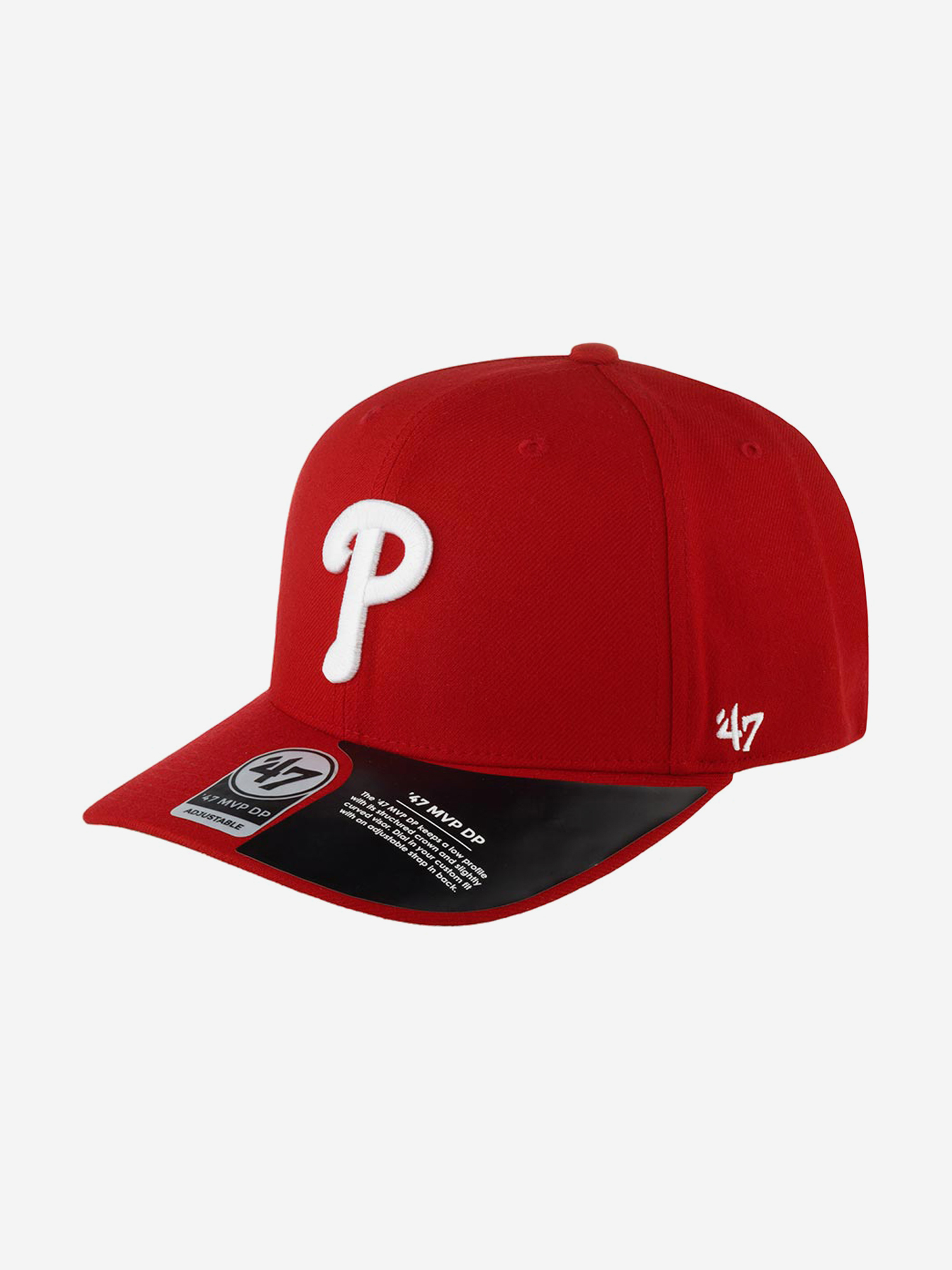 

Бейсболка 47 BRAND B-CLZOE19WBP-RDA Philadelphia Phillies MLB (красный), Красный