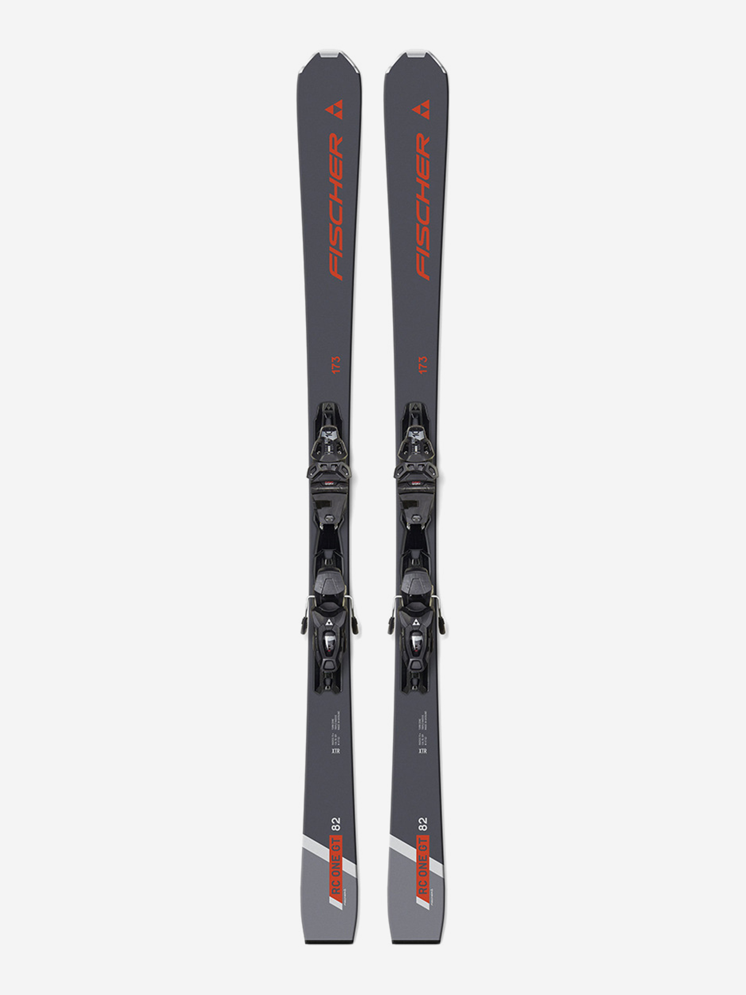 

Горные лыжи с креплениями Fischer RC One 82 GT XTR RT + RSW 10 PR 23/24, Серый