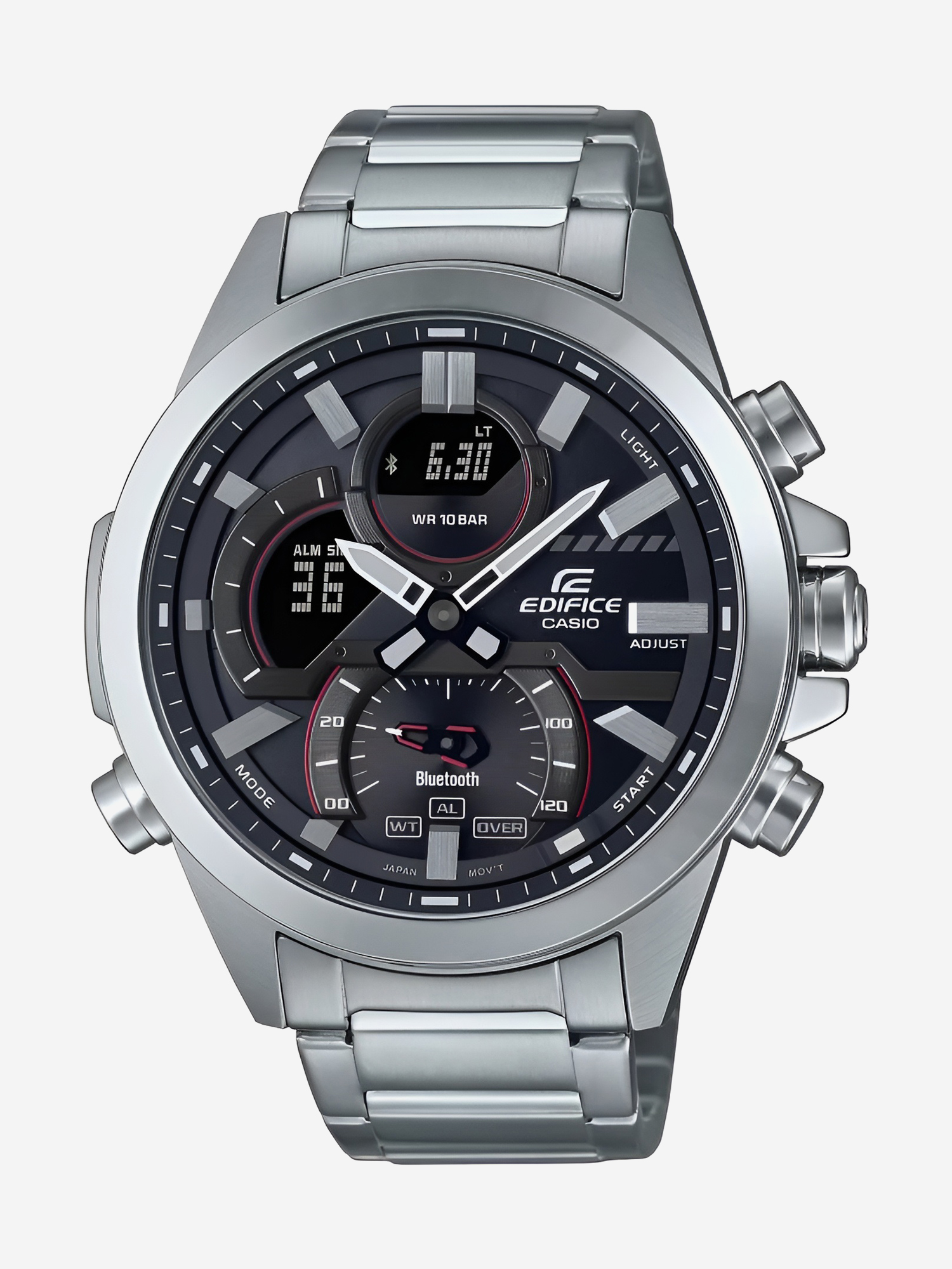 

Часы спортивные CASIO ECB-30D-1A, Серебряный