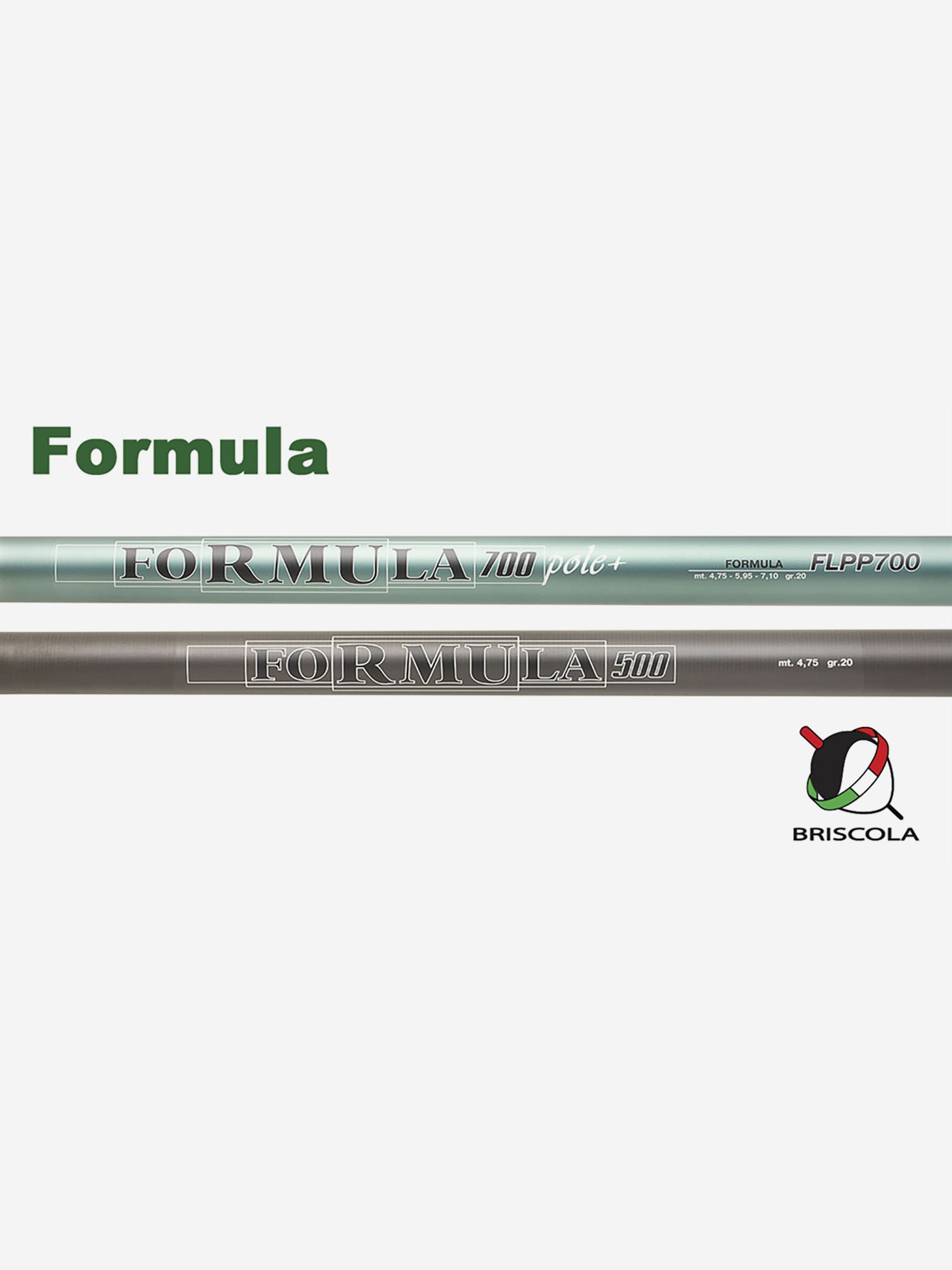 

Удилище BRISCOLA FORMULA телеск. для глух. оснастки изменяемой дл.475-595-710см, Черный