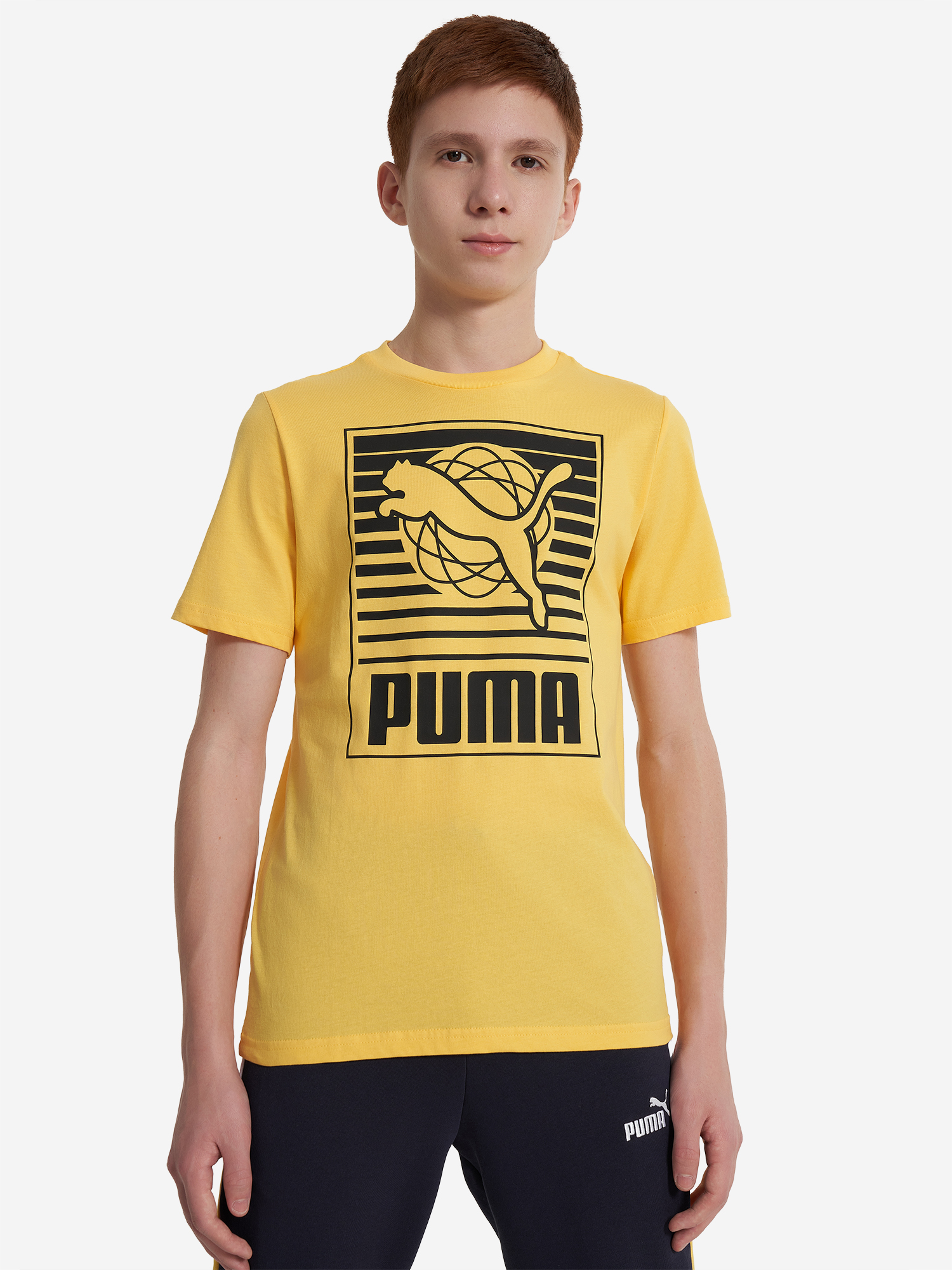 Футболка для мальчиков PUMA Graphics, Желтый 2