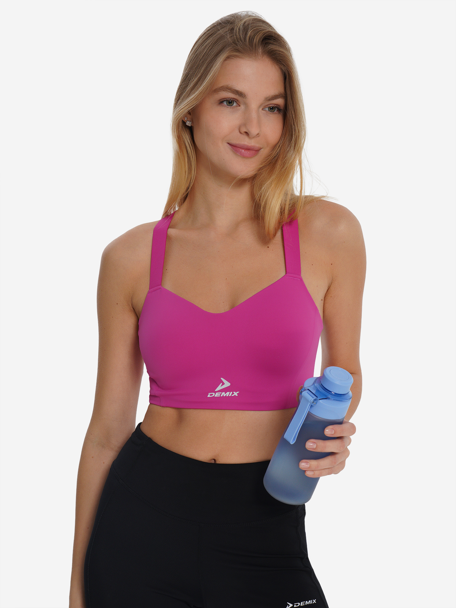 Изображение товара Топ бра спортивный Demix для бега высокая поддержка женский
