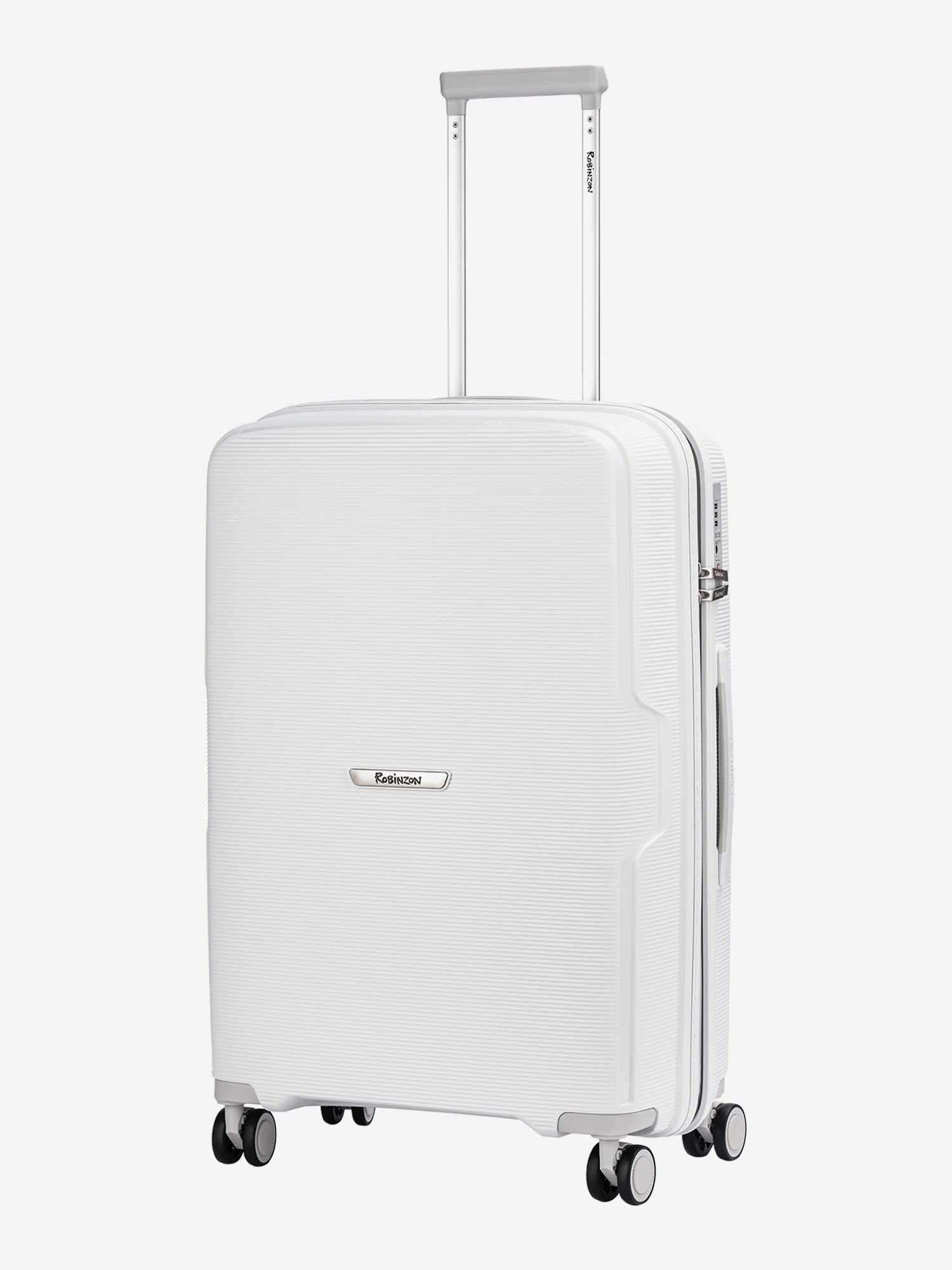 Изображение товара Чемодан Robinzon белый средний унисекс для активного отдыха