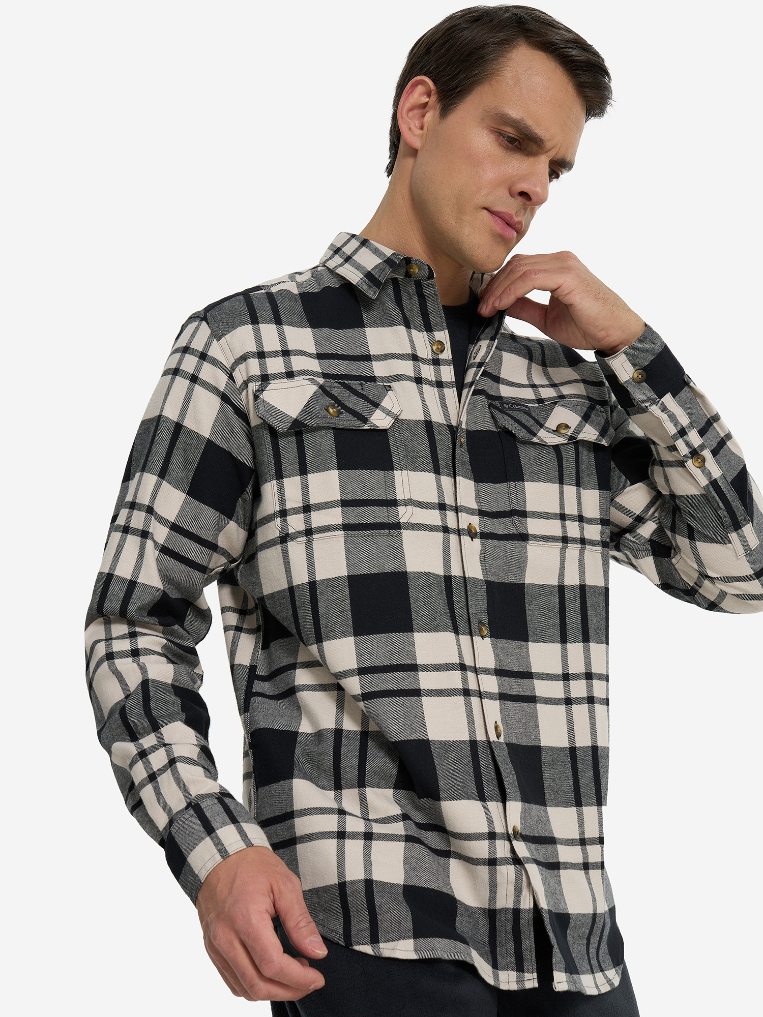 

Рубашка мужская Columbia Flare Gun Stretch Flannel, Черный