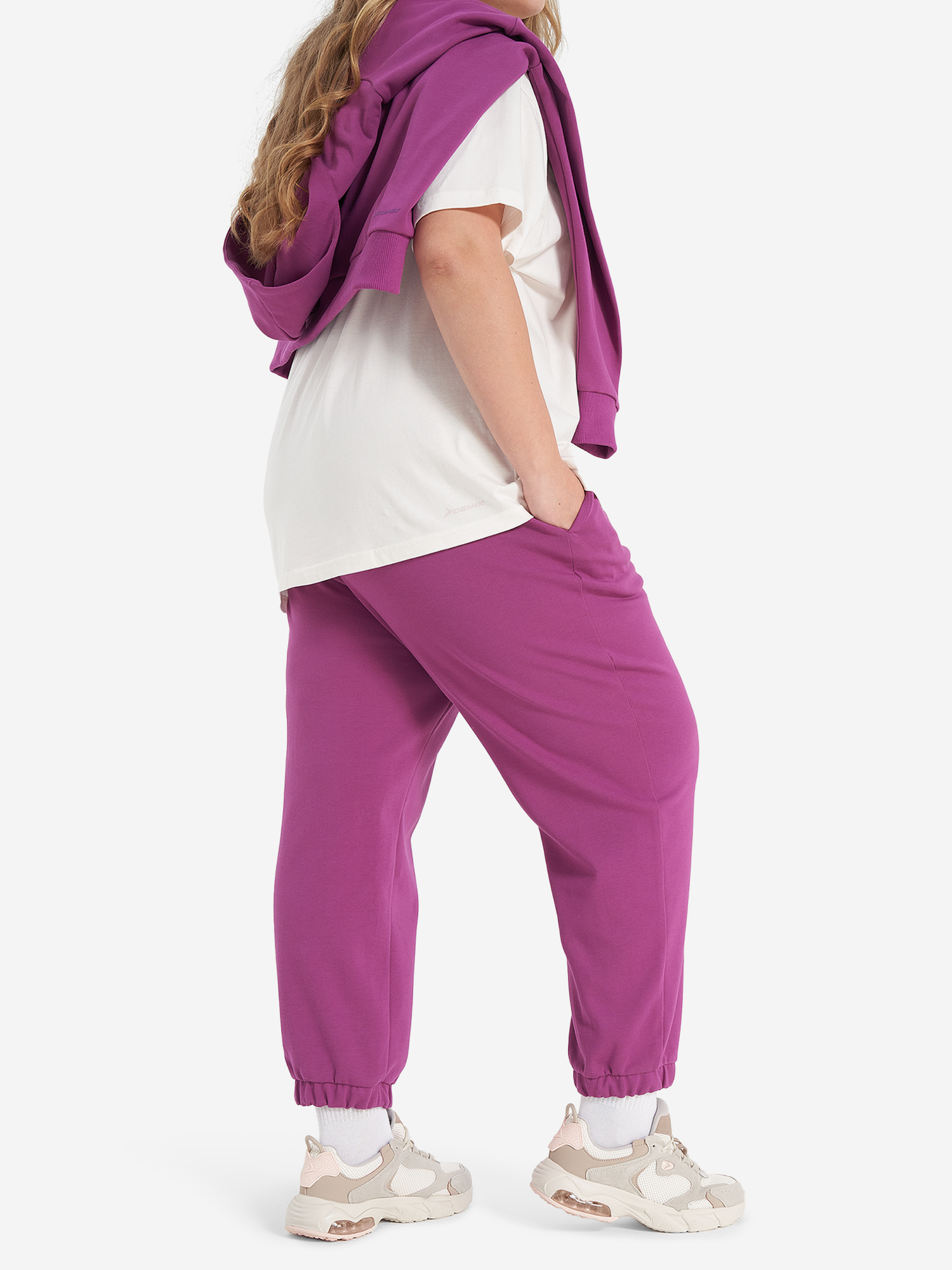 

Брюки женские оверсайз Demix, Plus Size, Фиолетовый