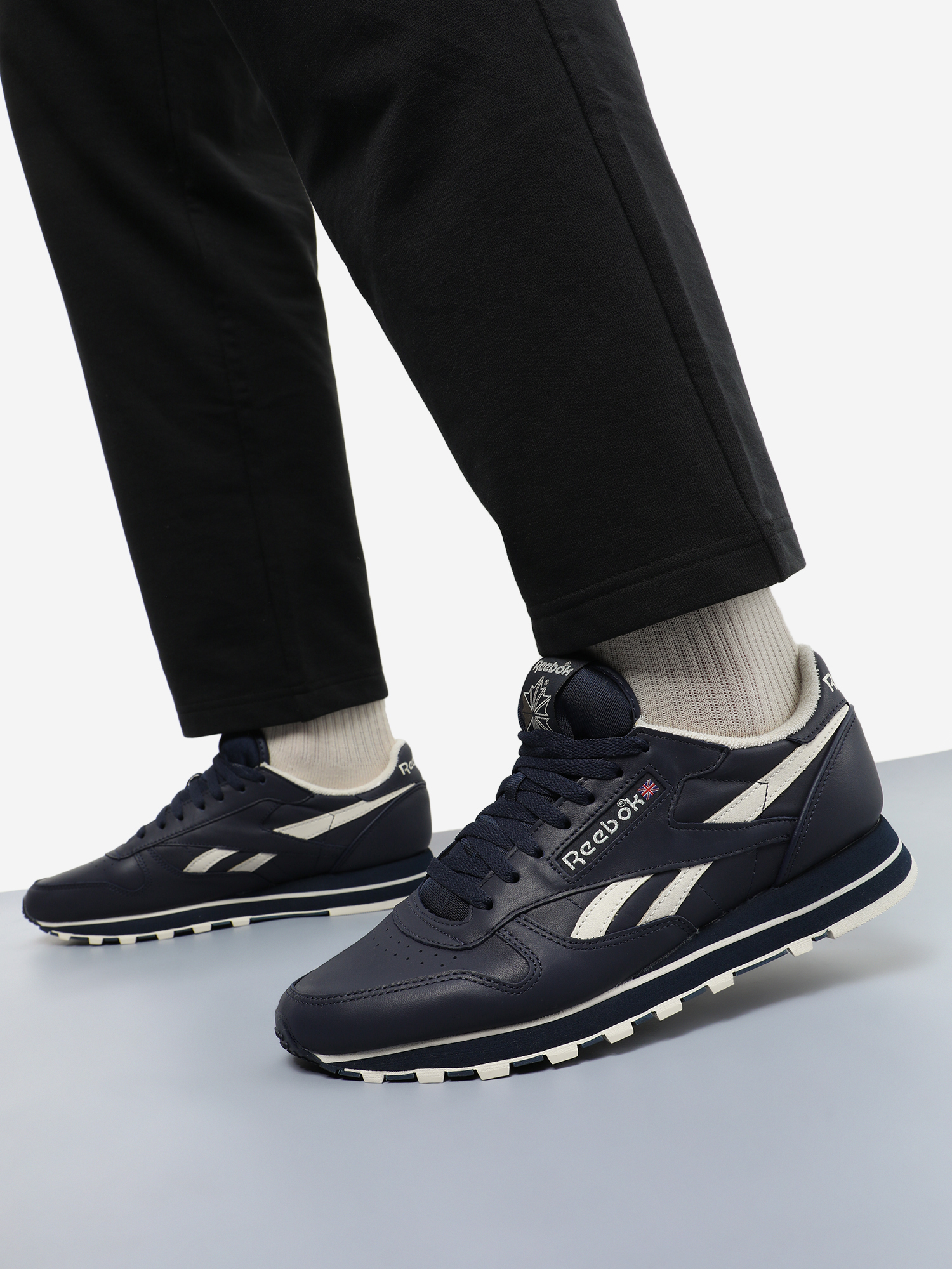 

Кроссовки мужские Reebok Classic Leather, Синий