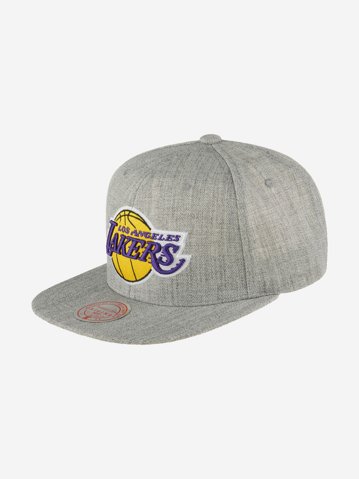 Бейсболка с прямым козырьком MITCHELL NESS HHSS3272-LALYYPPPGYHT Los Angeles Lakers NBA (серый), Серый 59-241XDOXM4K-01, размер Без размера - фото 1