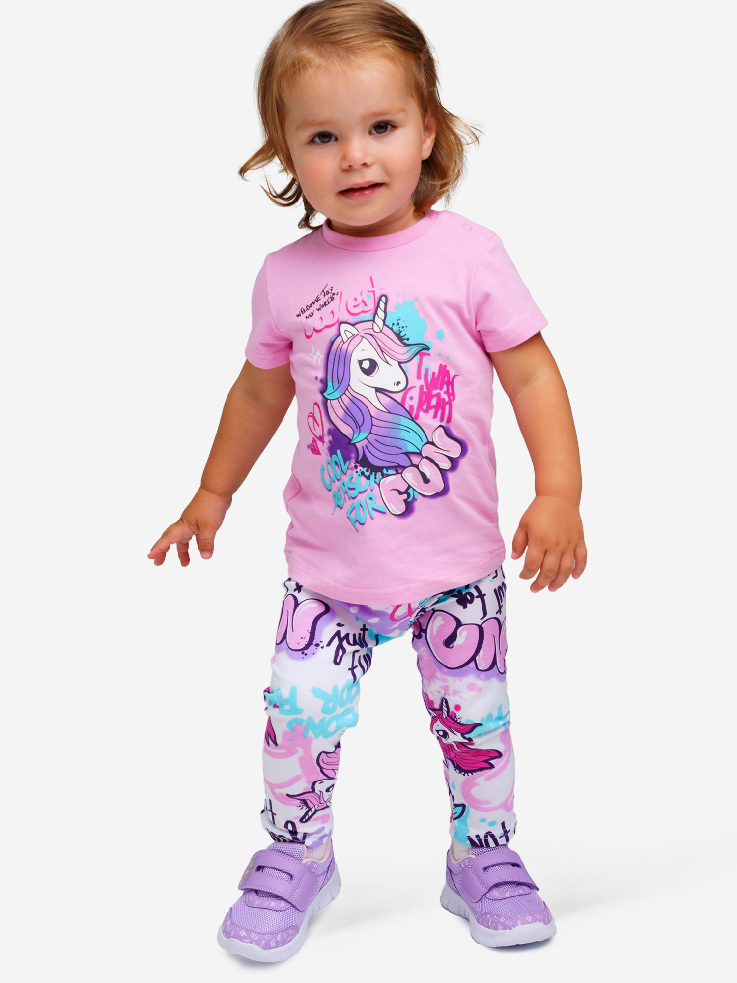 Изображение товара Комплект для девочки: футболка, легинсы PlayToday