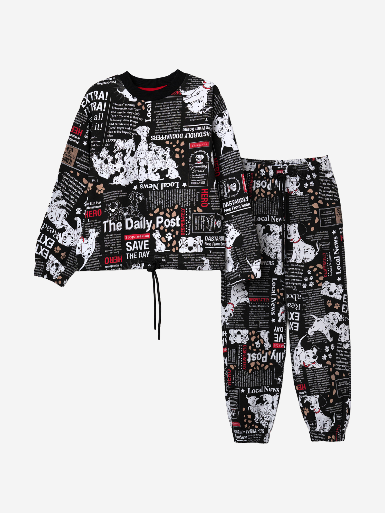 Изображение товара Комплект для девочек: свитшот, брюки PlayToday