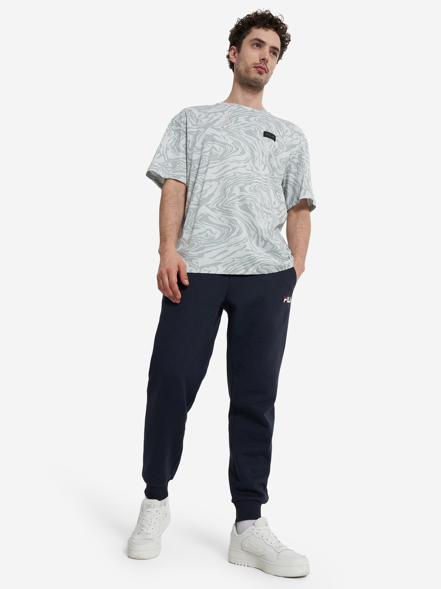фото Футболка мужская fila, серый