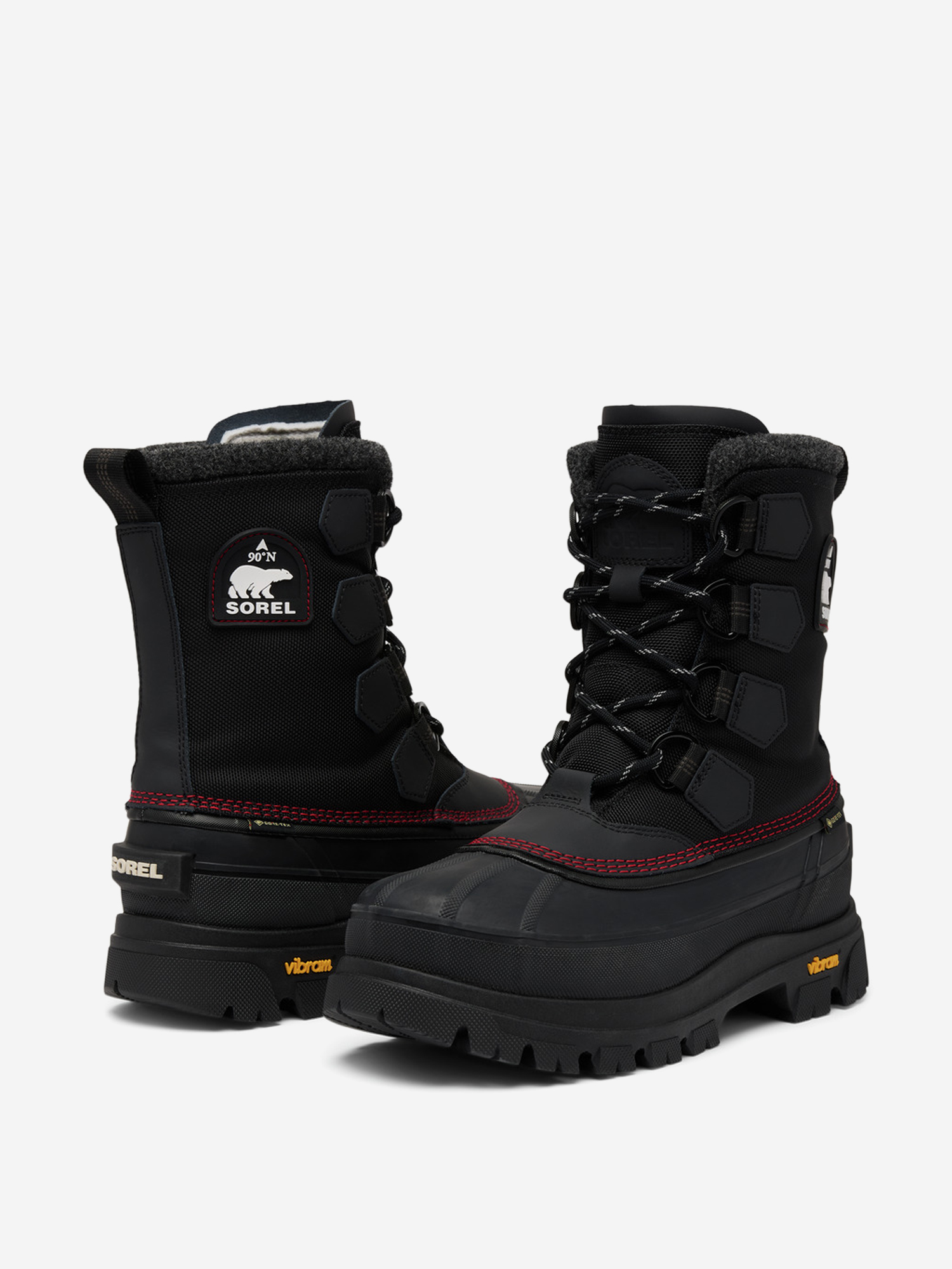 Сапоги утепленные мужские Sorel Caribou Horizon Gtx, Черный