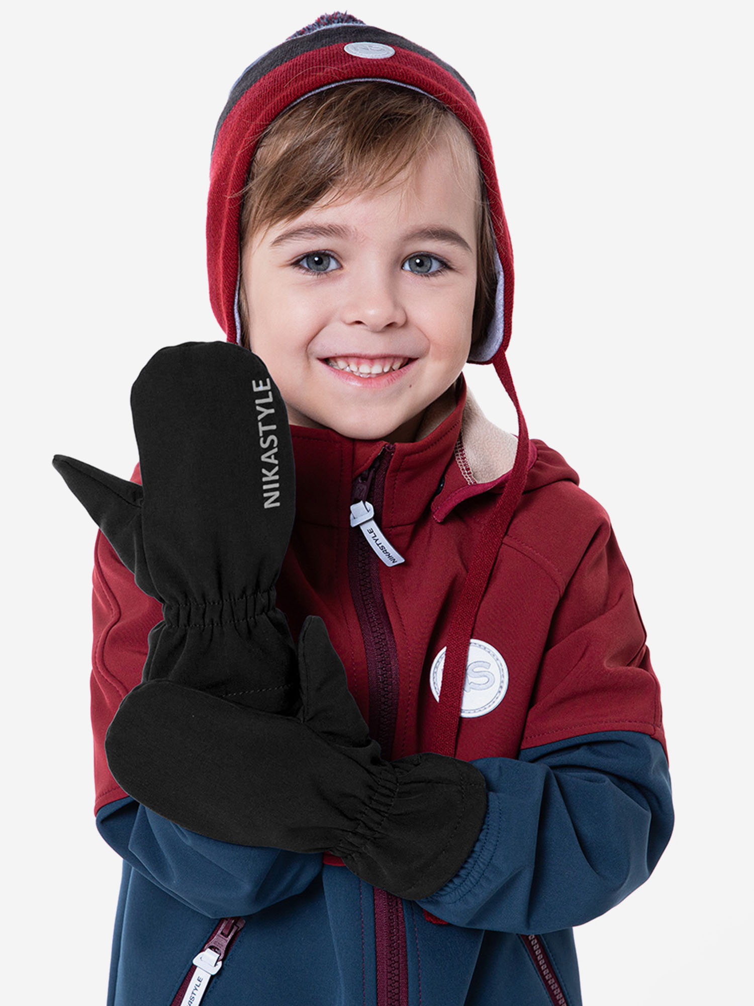 

Варежки Софтшелл NIKASTYLE, Черный