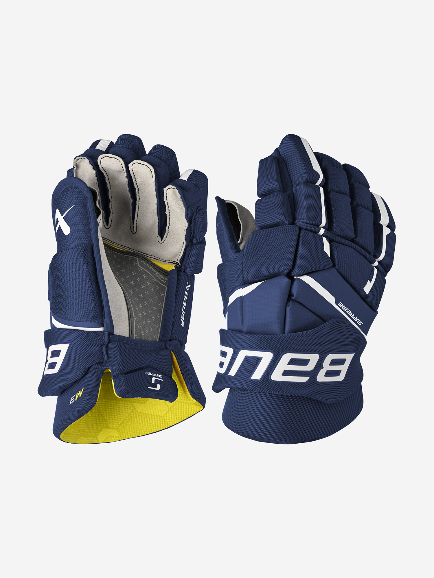 

Перчатки хоккейные Bauer Supreme M3 SR, Синий