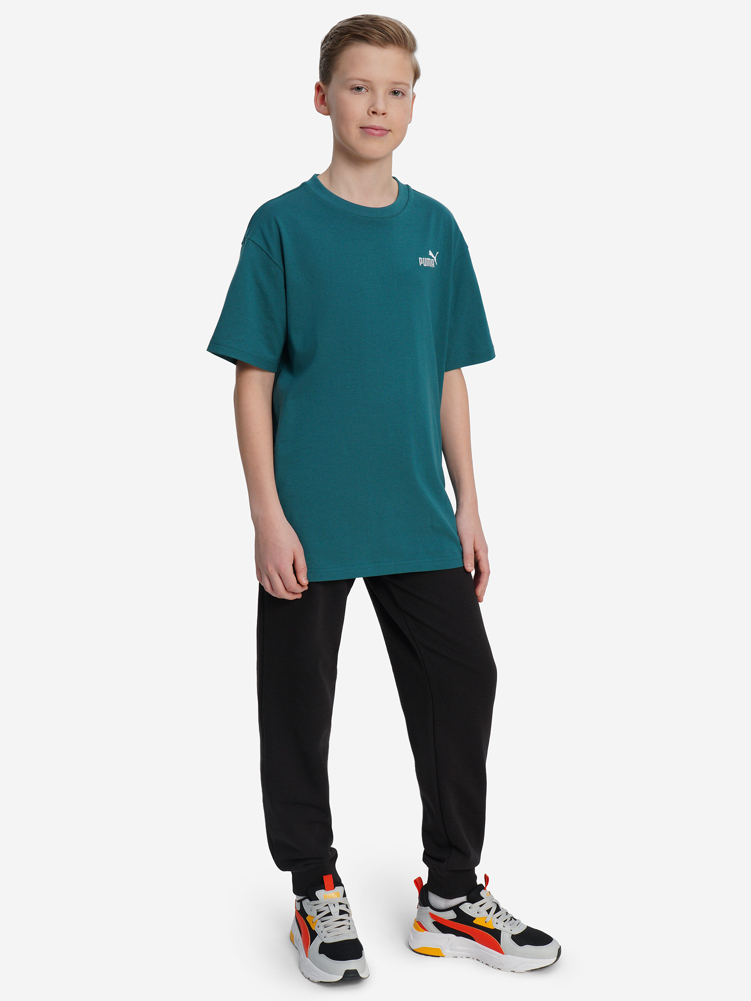 Брюки для мальчиков PUMA Ess Logo Lab Story 2, Черный 5