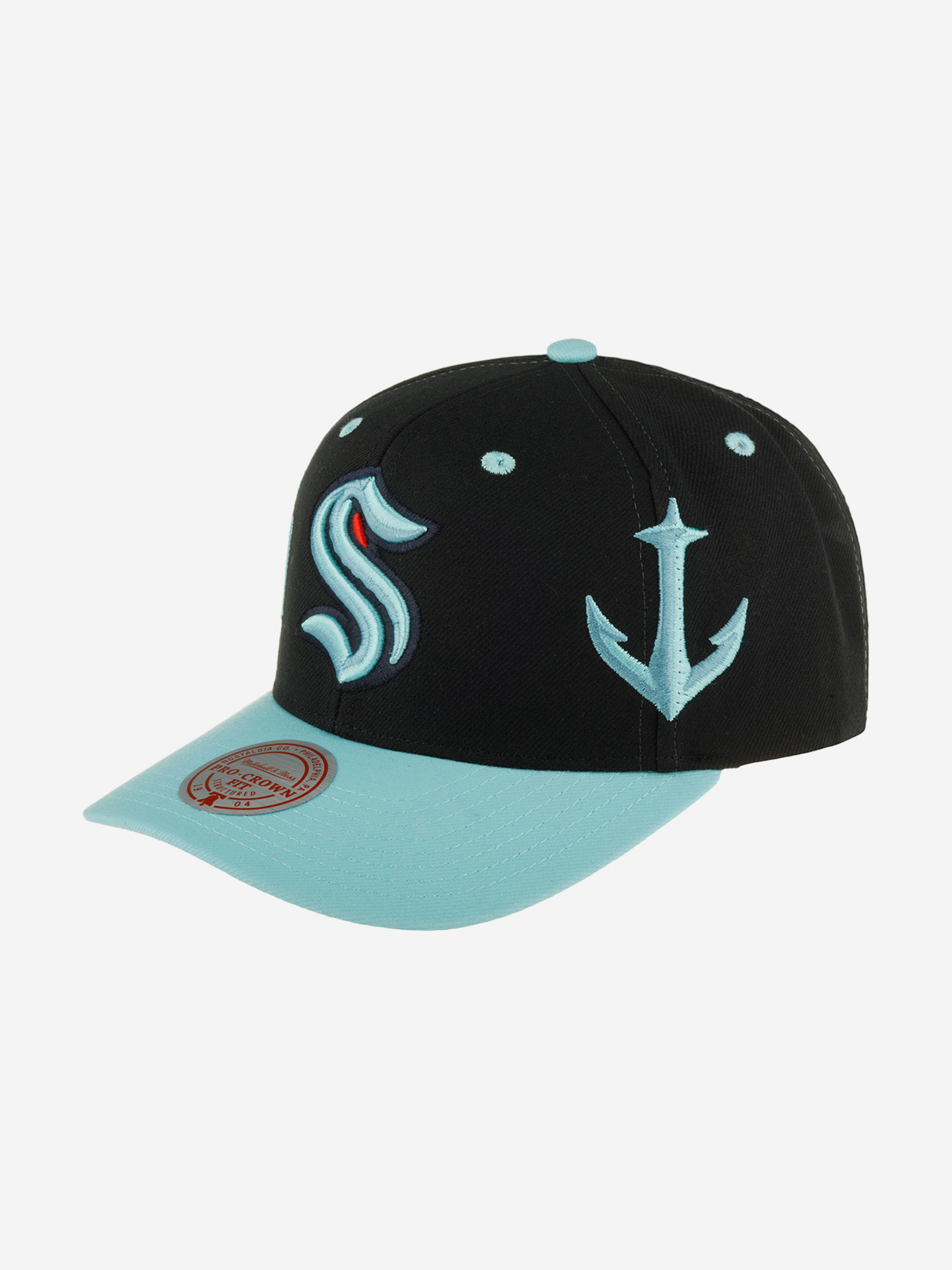 

Бейсболка MITCHELL NESS HHSS7311-SKRYYPPPBLCK Seattle Kraken NHL (черный), Черный