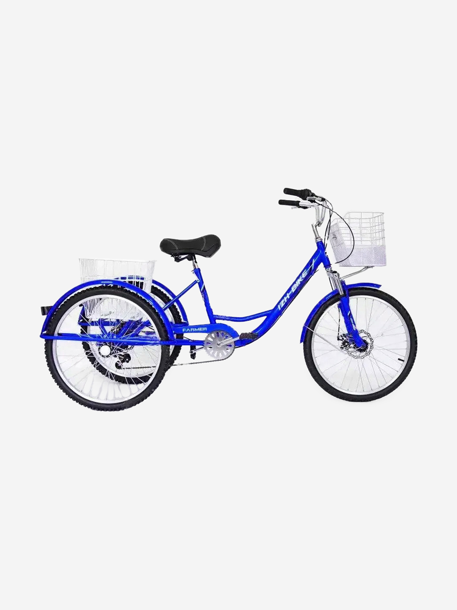   Спортмастер Трехколесный велосипед для взрослых Izh-Bike (Иж-Байк) Фермер 24, Синий