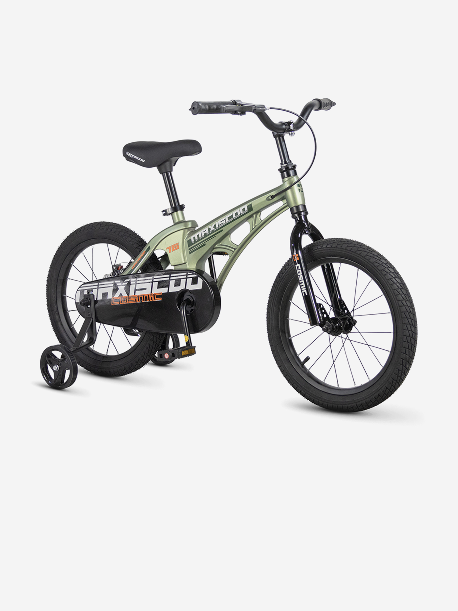 Изображение товара Велосипед Детский Maxiscoo Cosmic базовый 16'' Оливковый Матовый (2026) (MSC-C1651B) Изображение товара Велосипед Детский Maxiscoo Cosmic базовый 16'' Оливковый Матовый (2026) (MSC-C1651B)