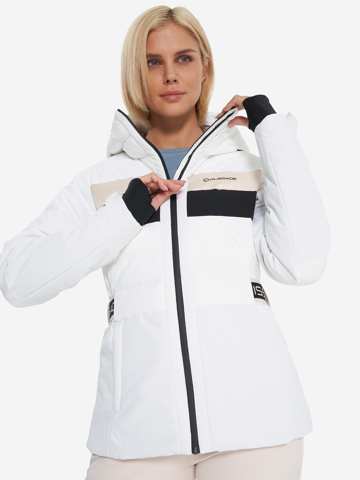 Куртка утепленная женская Glissade Белый 11999₽