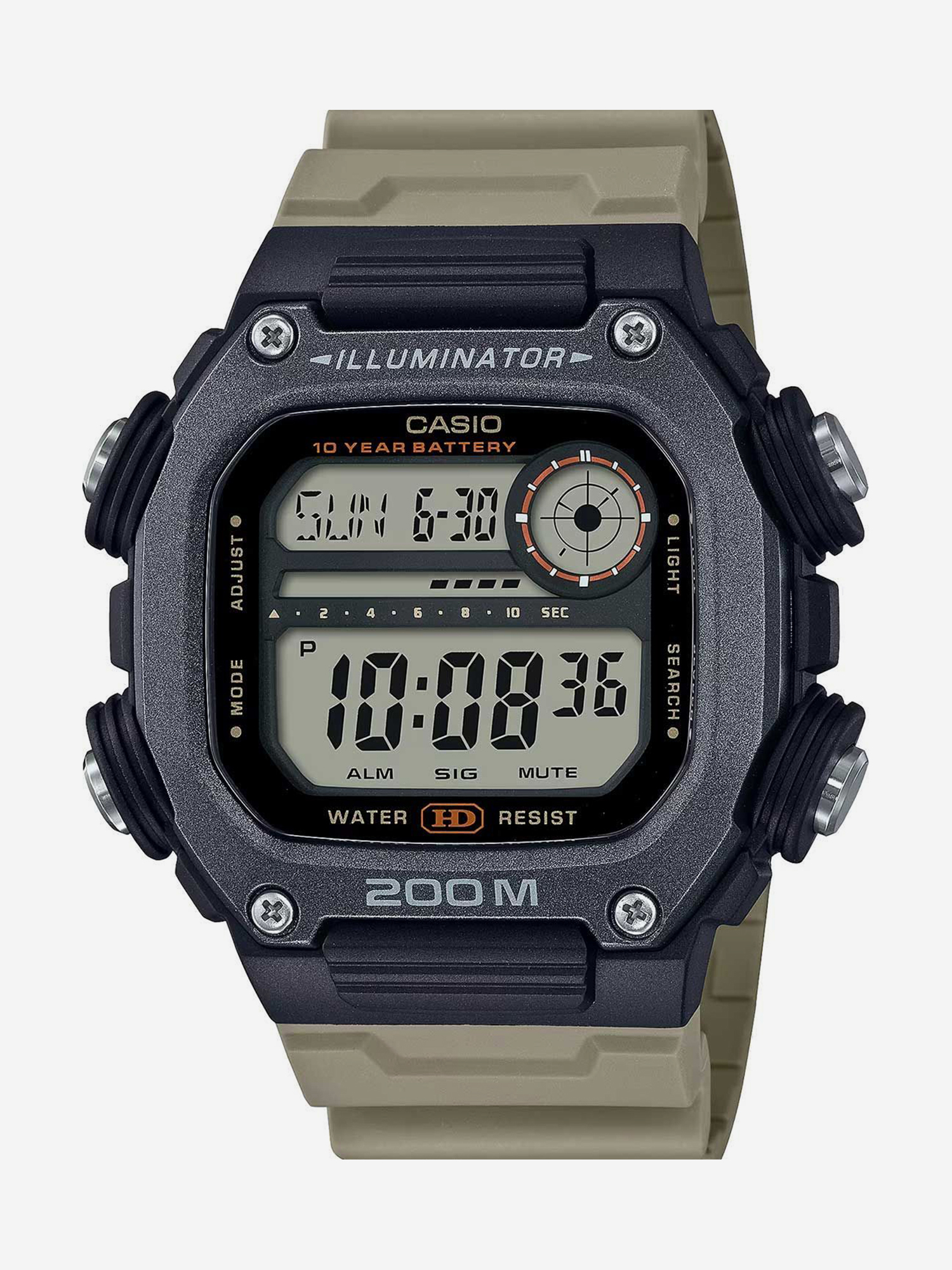 Изображение товара Наручные часы CASIO DW-291HX-5A, Коричневый хаки