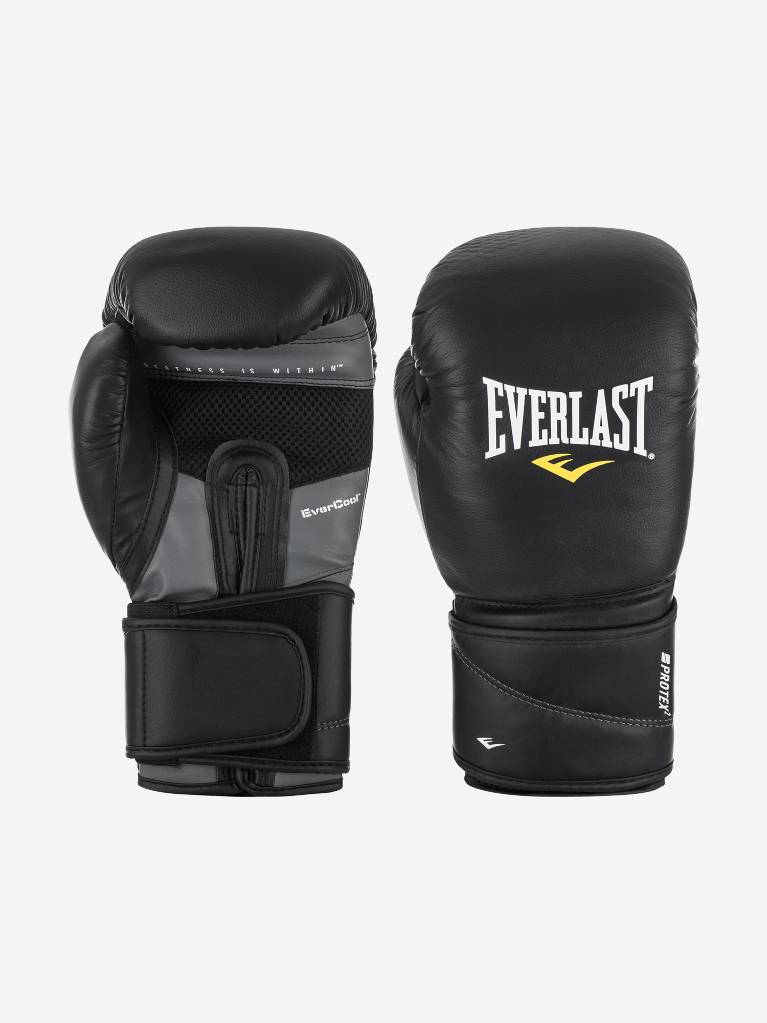 

Перчатки боксерские Everlast Protex2 Leather, Черный