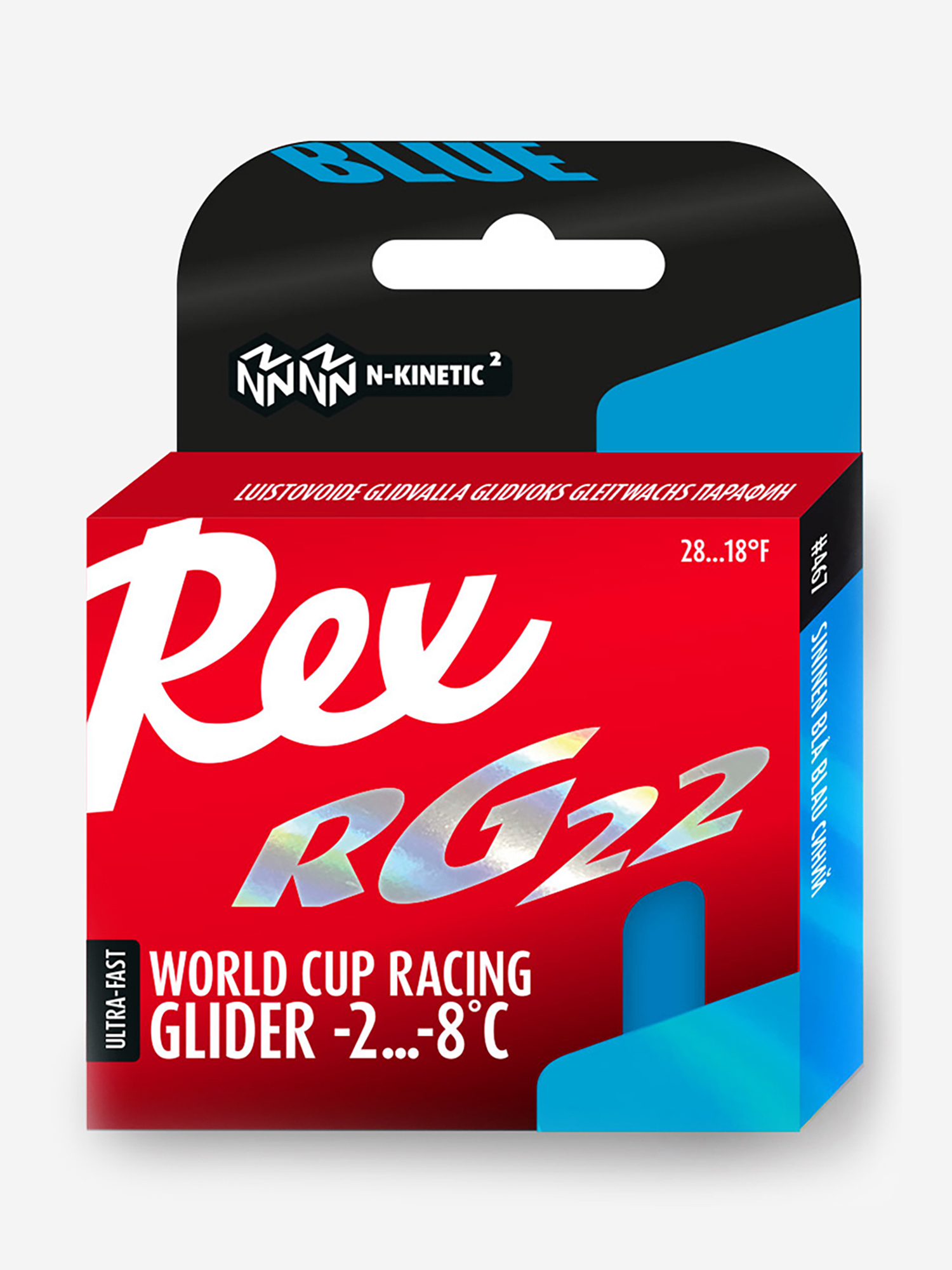

Гоночный парафин REX RG22 Blue, 40г, Синий
