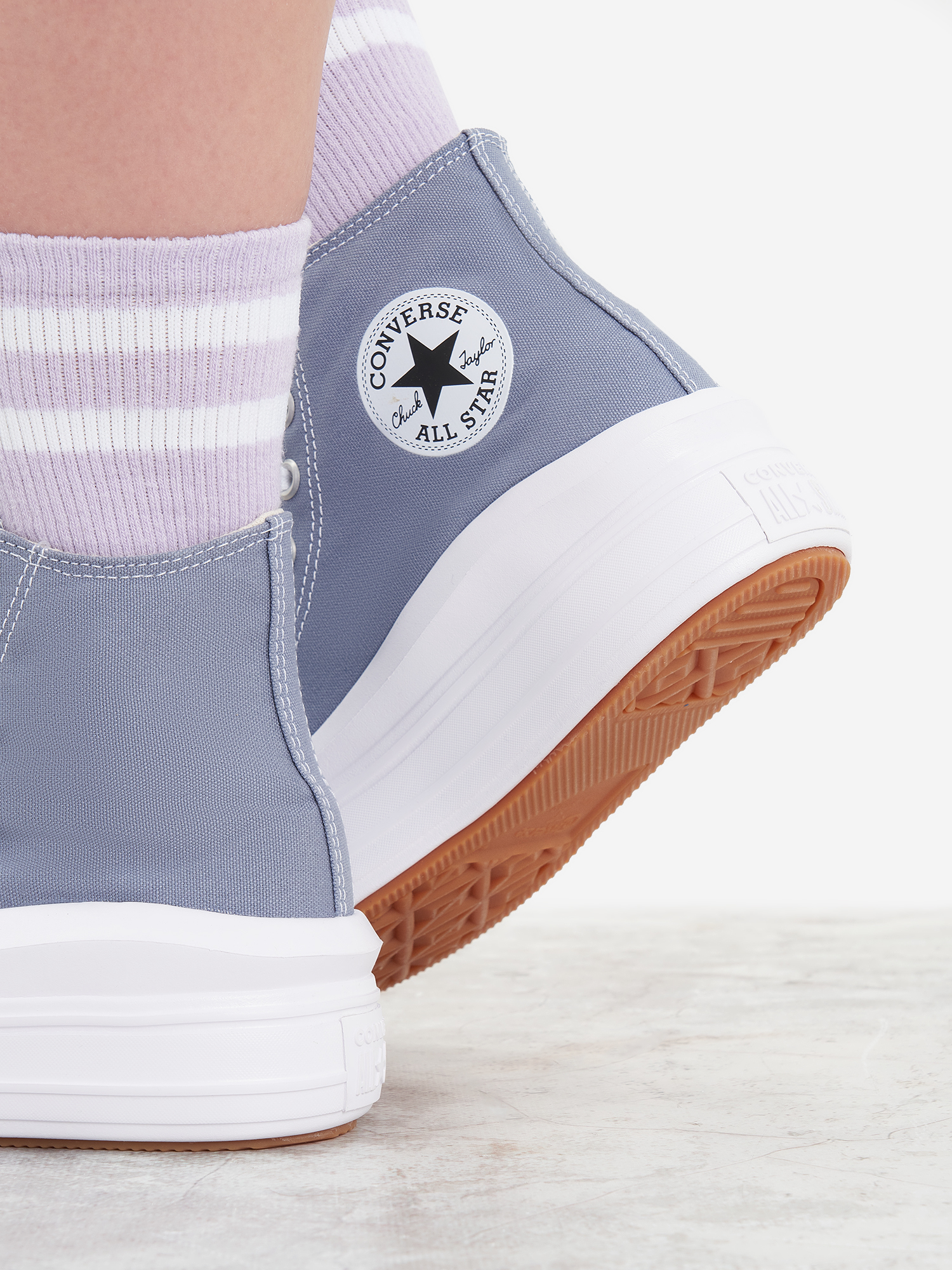 Кеды женские Converse Chuck Taylor All Star Move, Голубой A06500CC0Y-, размер 35.5 - фото 9