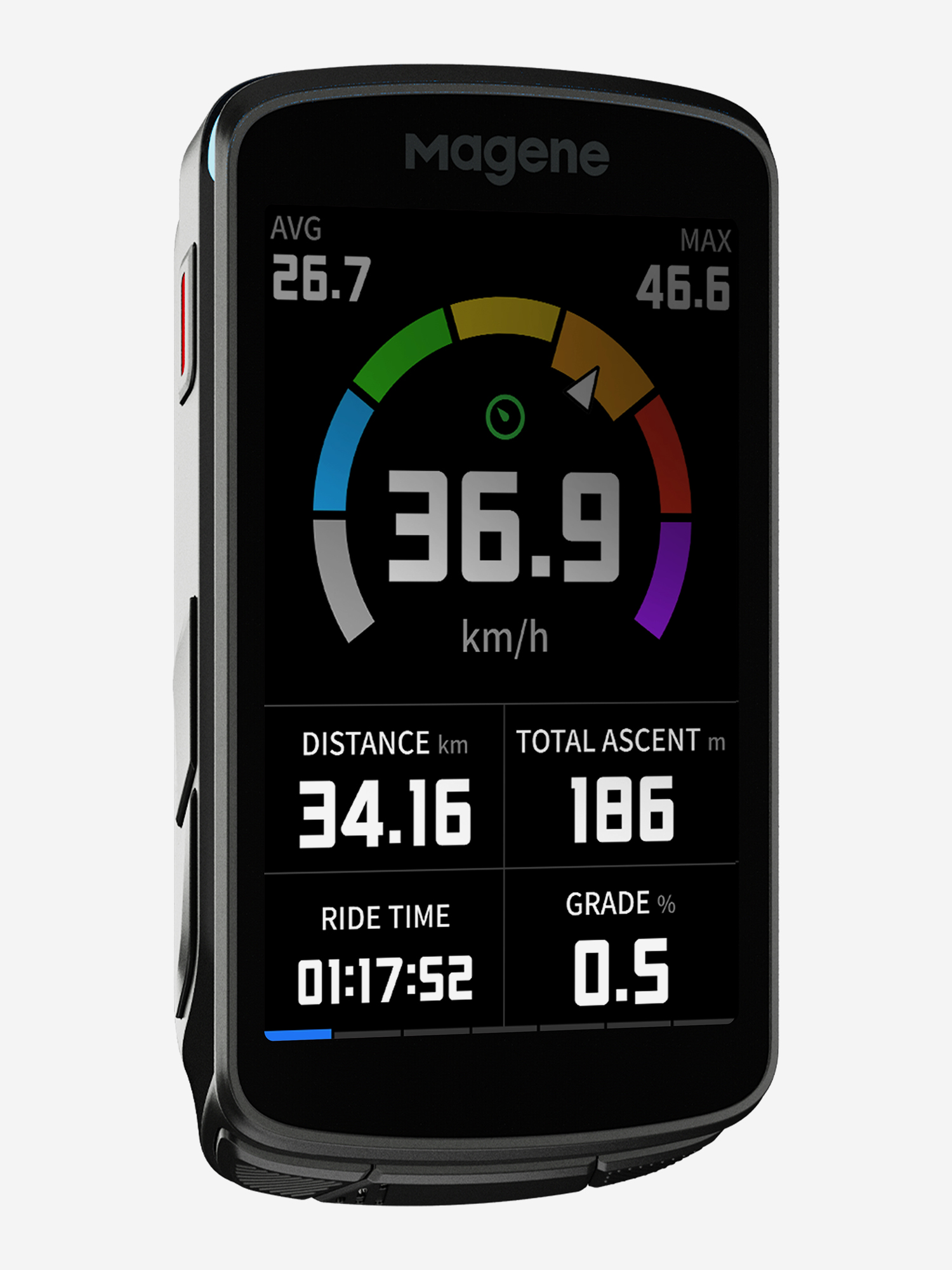 Изображение товара Велокомпьютер Magene C706, GPS, цвет черный