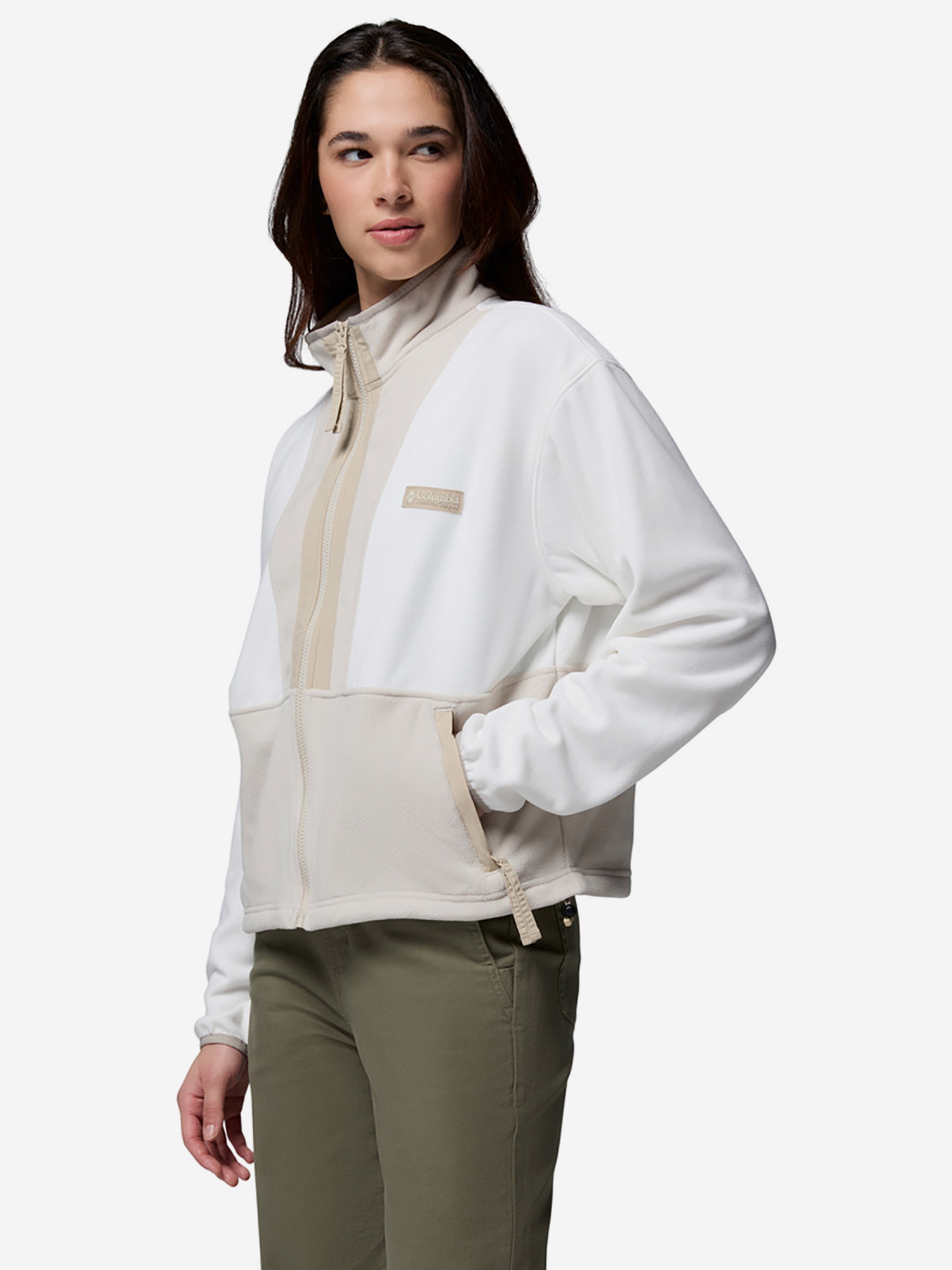 Джемпер флисовый женский Columbia Backbowl II Full Zip Fleece, бежевый, арт. 2092161CLB-125