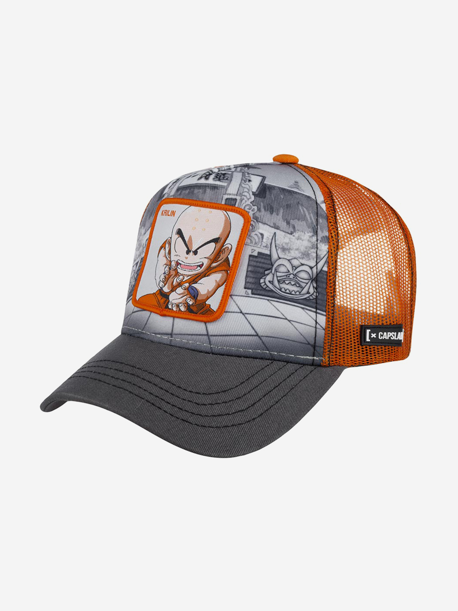 Изображение товара CAPSLAB Dragon Ball Krillin бейсболка с сеткой, унисекс Изображение товара CAPSLAB Dragon Ball Krillin бейсболка с сеткой, унисекс