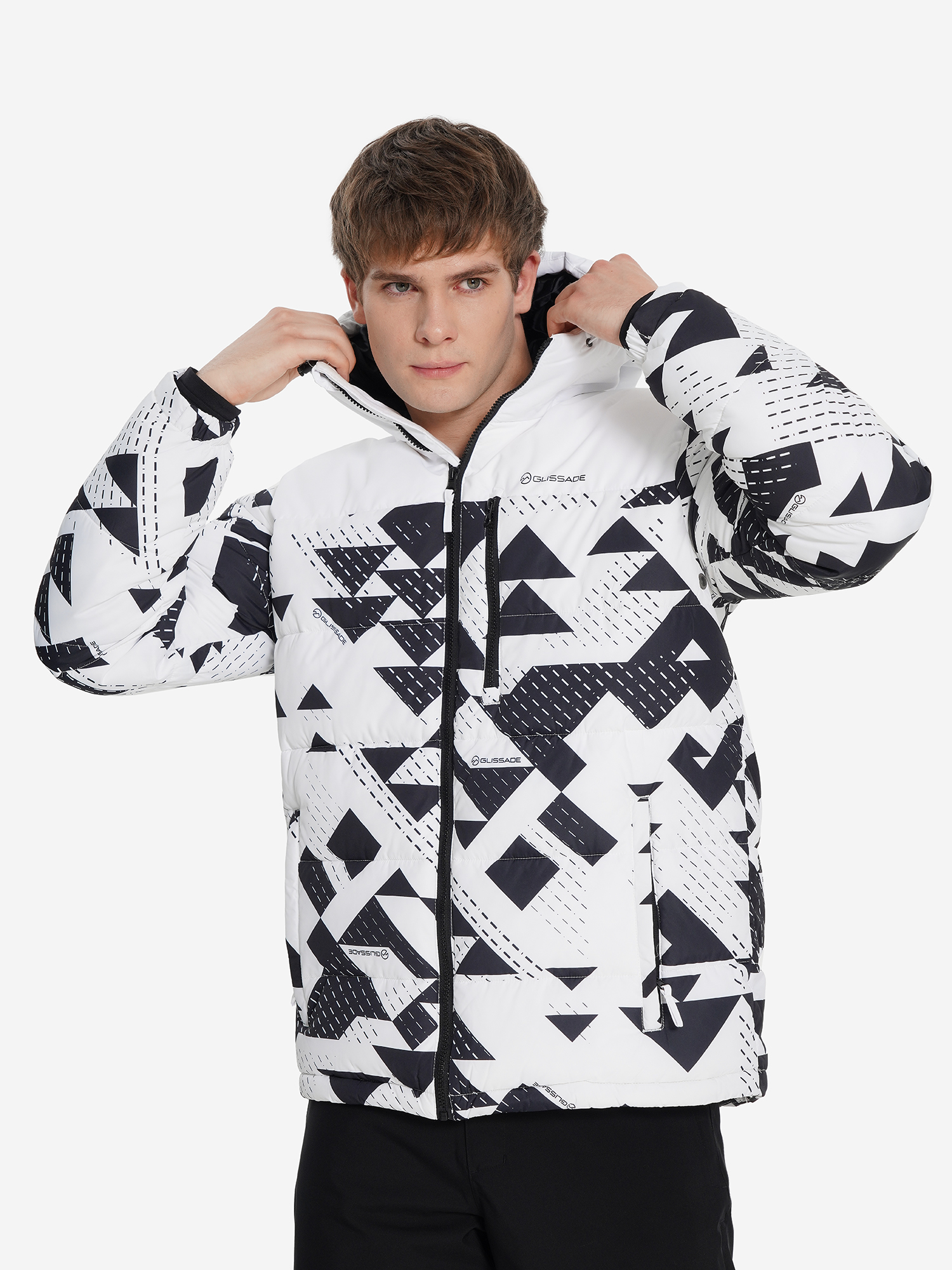 Пуховик мужской Glissade Белый 9999₽