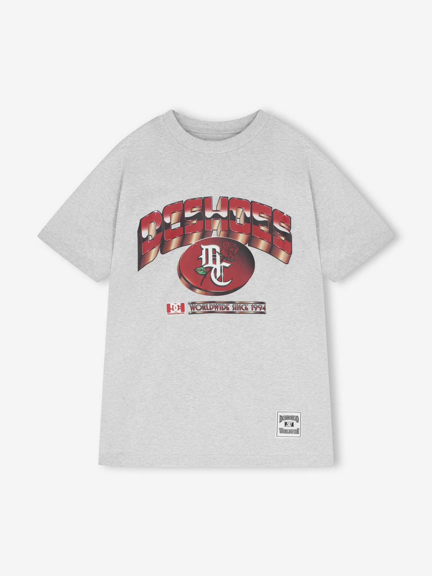 Футболка DC Shoes Change Up, серый, арт. adyzt05462d12-sfrh