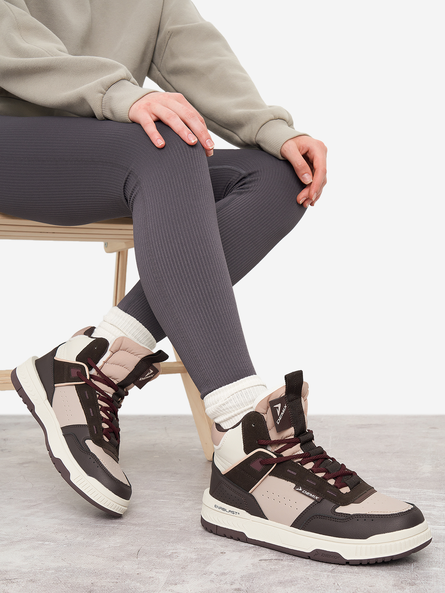 

Кеды женские Demix Reverse 3 Enrblast, Бежевый