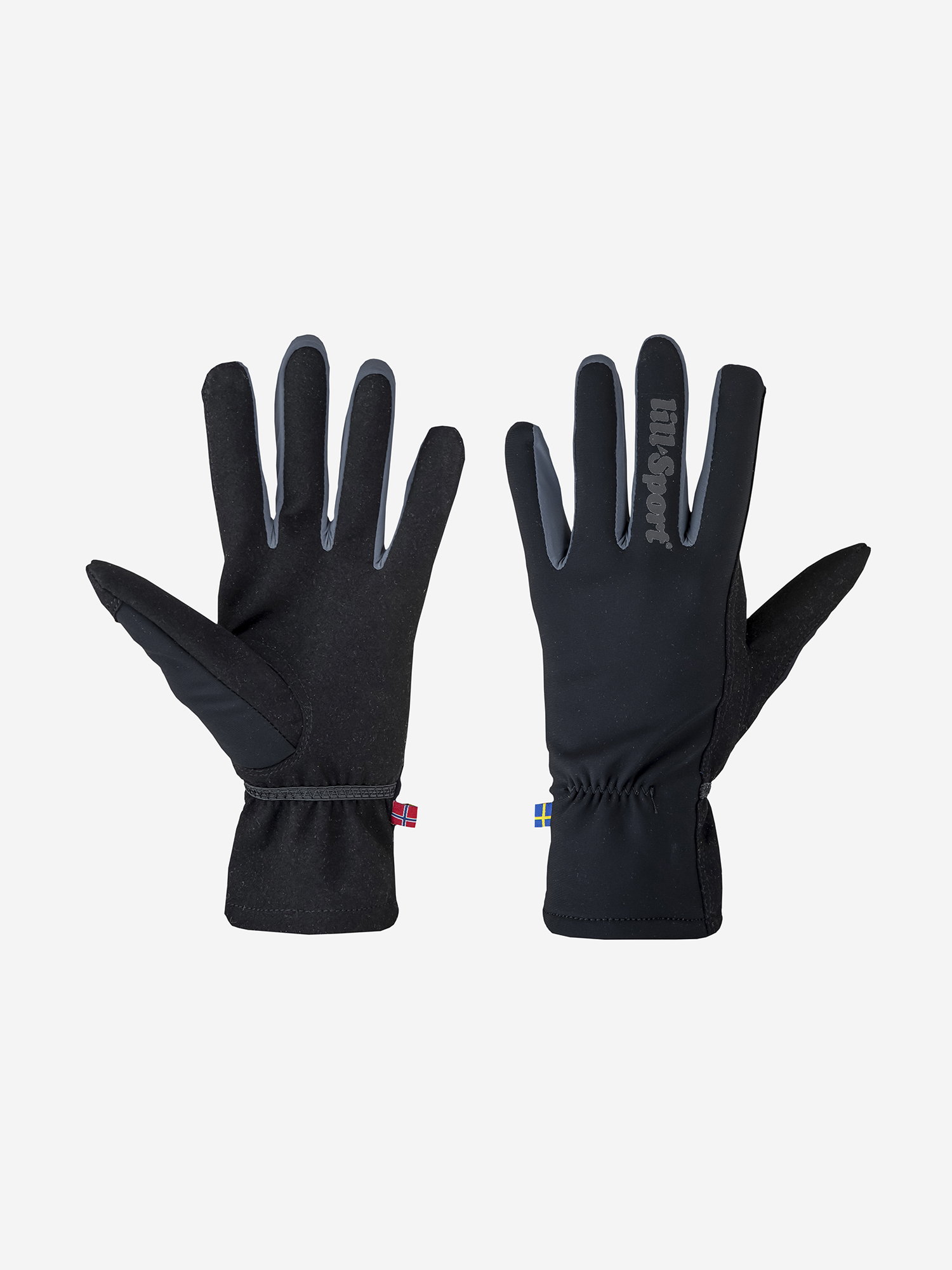 Лыжные перчатки Lillsport, модель Castor Race Black, Черный перчатки для занятий спортом torres нейлон нат кожа и замша подбивка гель pl6049